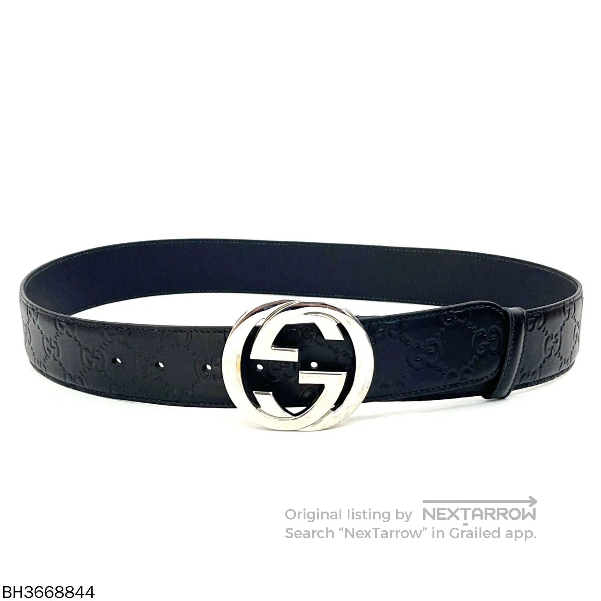 Other Gucci Signature Leather Black Belt. Size ONE SIZE - 2 Thumbnail