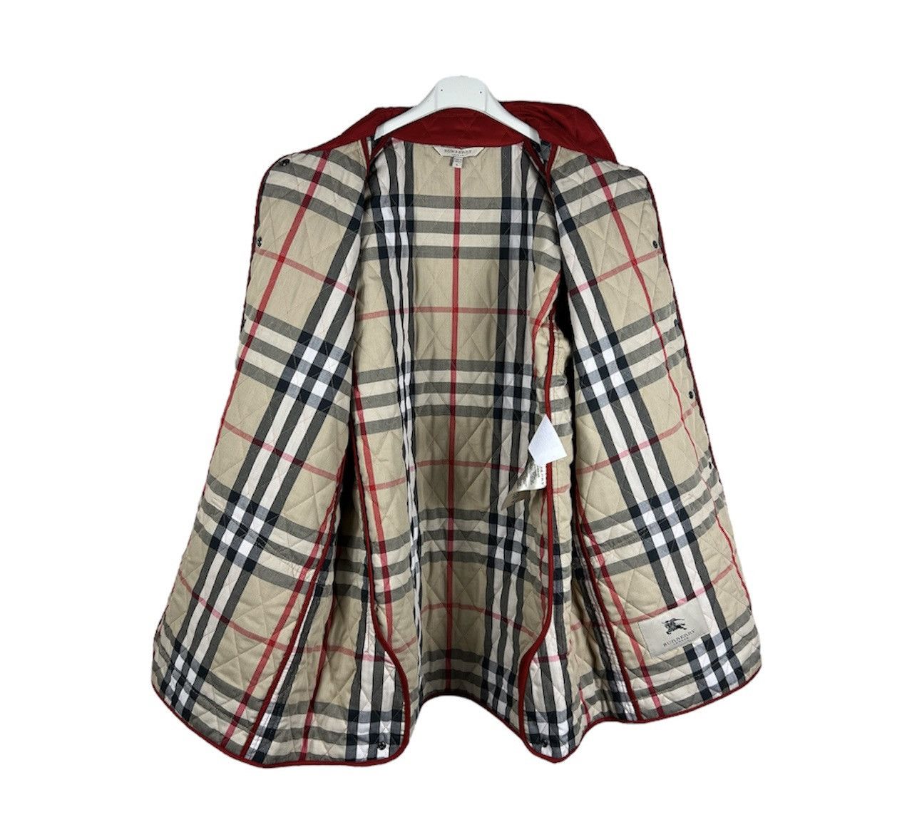 Burberry Burberry London checked quilted parka jacket coat nova check Size L / US 10 / IT 46 - 2 Thumbnail