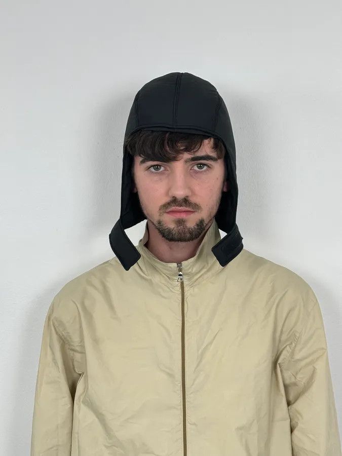 Prada AW1999 Prada Linea Rossa Black Nylon Puffer Hood Size ONE SIZE - 2 Thumbnail