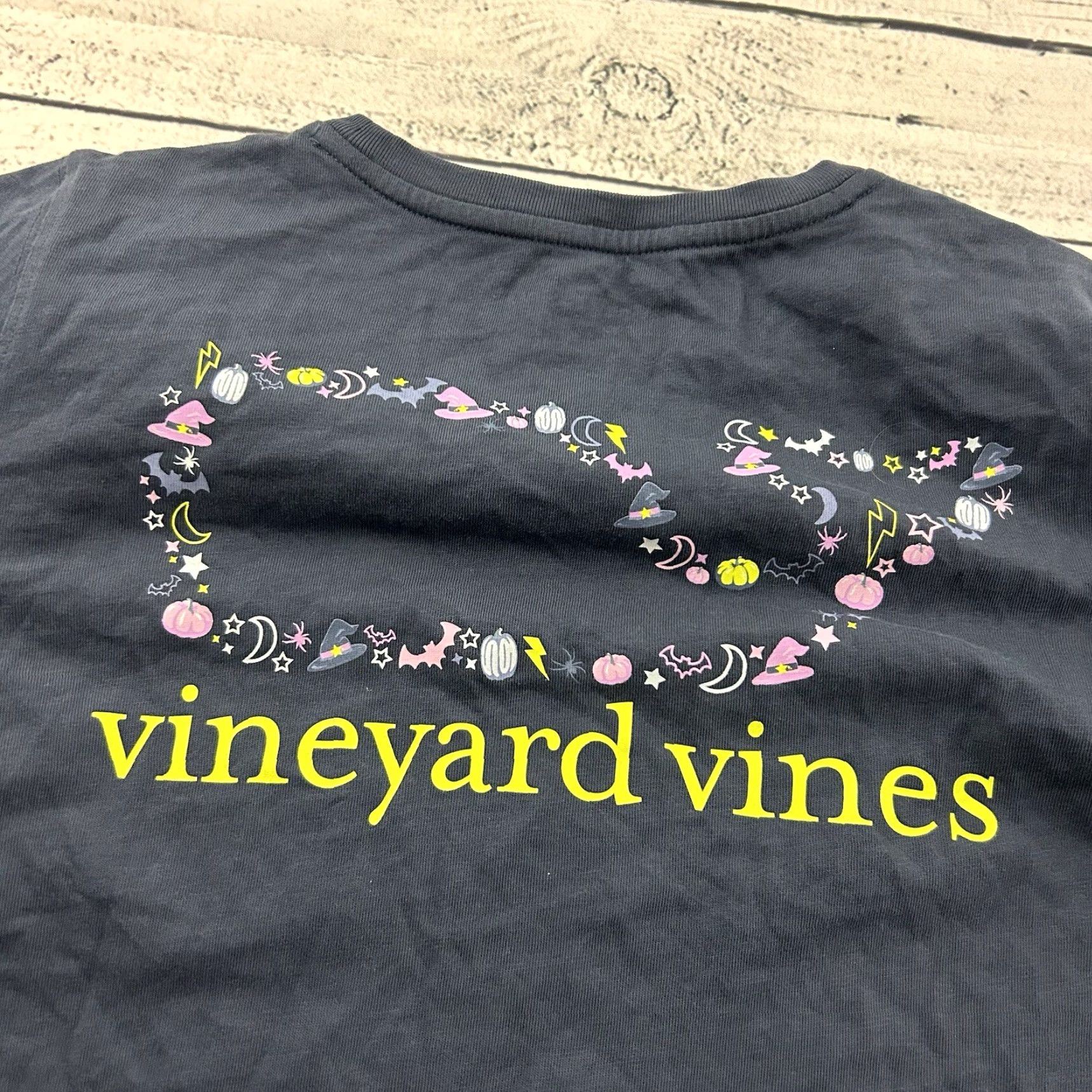 Vineyard Vines Vineyard Vines Halloween Long Sleeve Pocket T Shirt Men's Small Blue Size US S / EU 44-46 / 1 - 6 Thumbnail