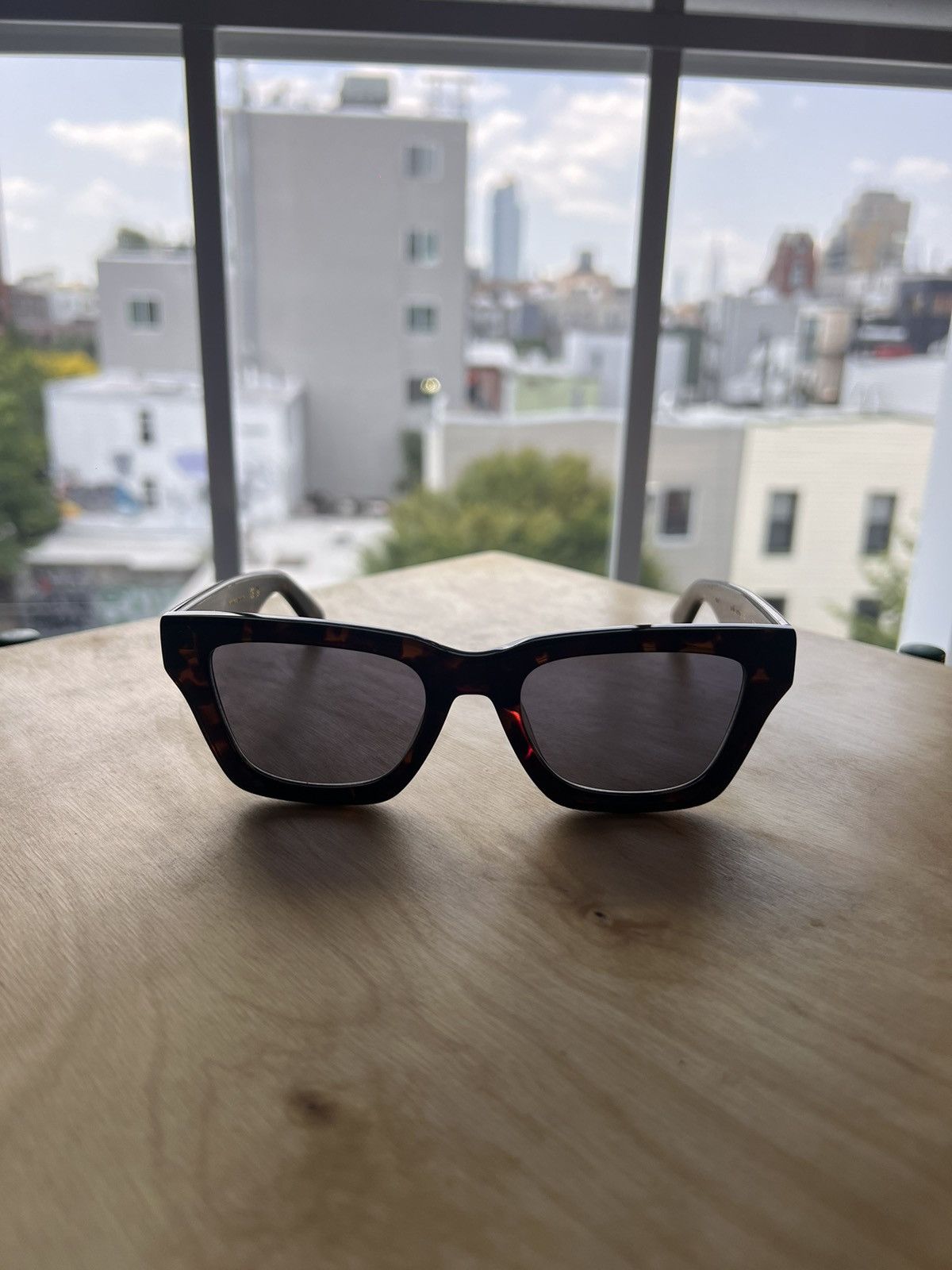 image of Ace Tate Ace & Tate Mac Sunglasses in Tortoise, Men's