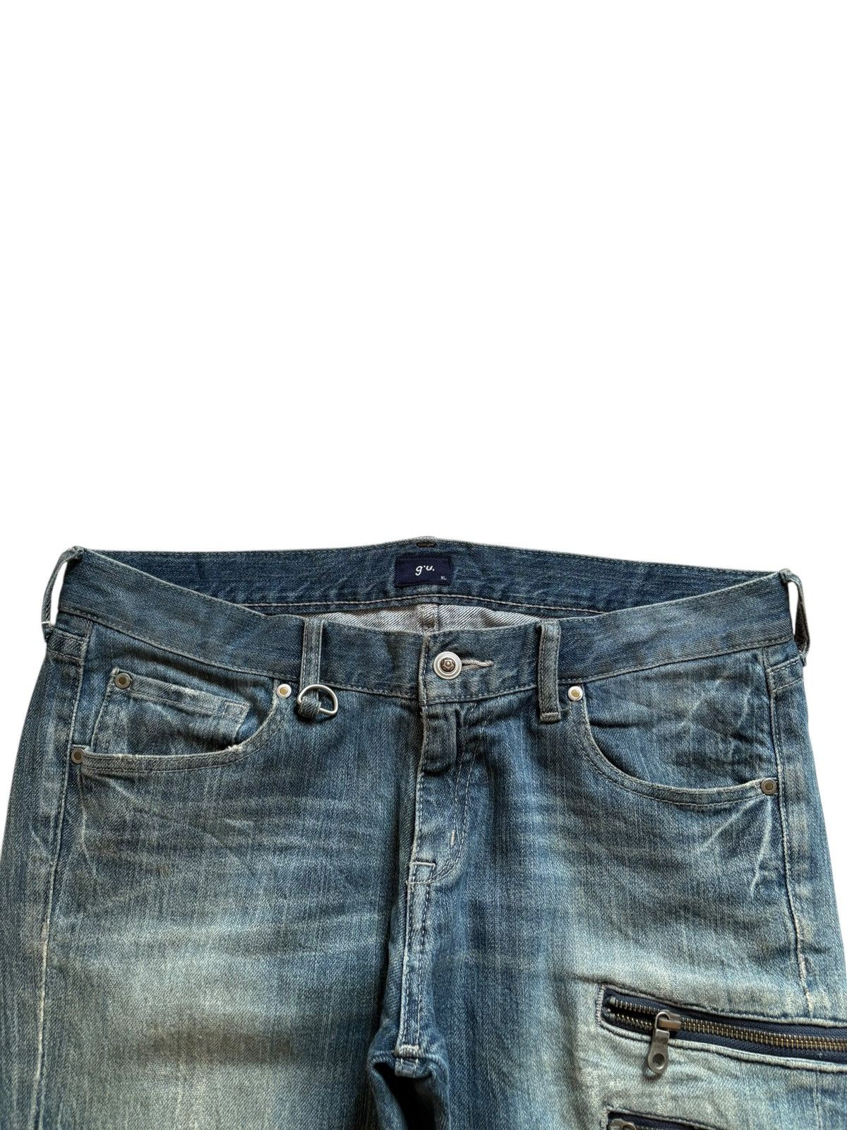 Japanese Brand Vintage Japanese Brand Tactical Mud Wash Ripped Jeans Size US 33 - 4 Thumbnail