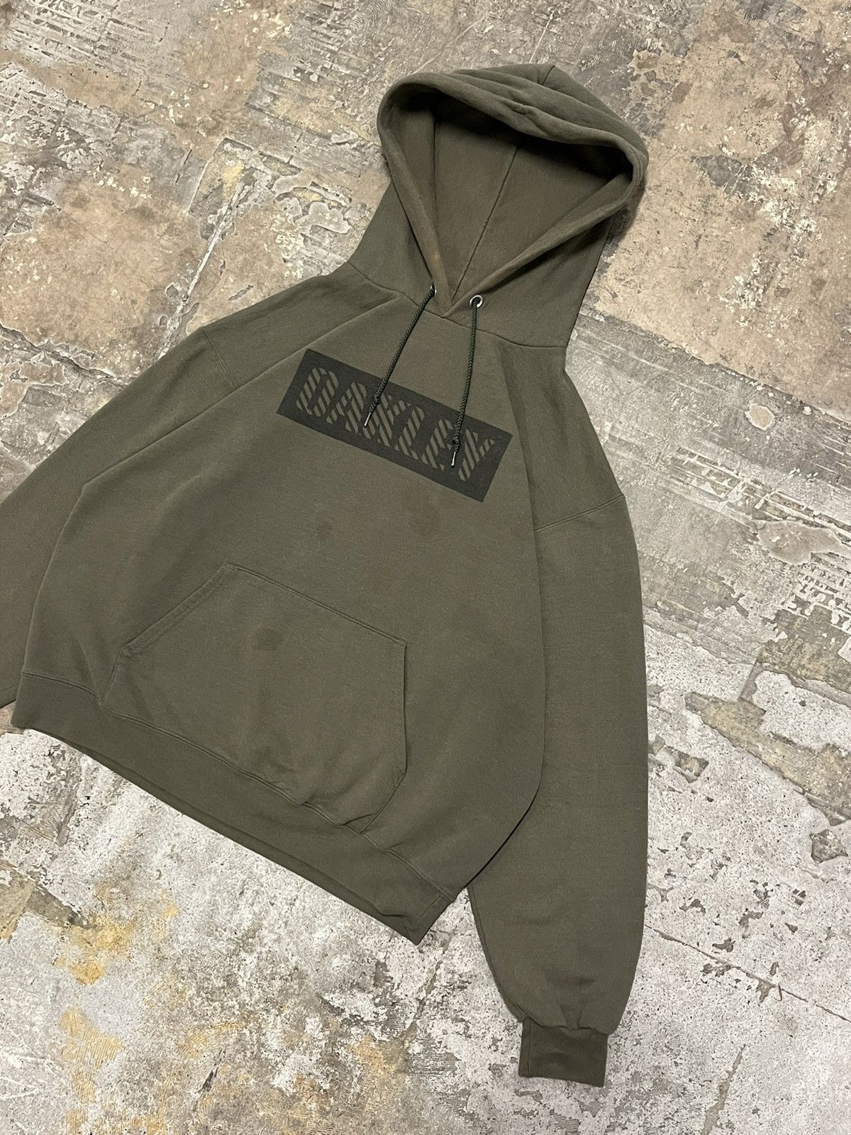 Oakley × Vintage Oakley sunglasses earth tone box logo hoodie y2k hype rare Size US L / EU 52-54 / 3 - 4 Thumbnail