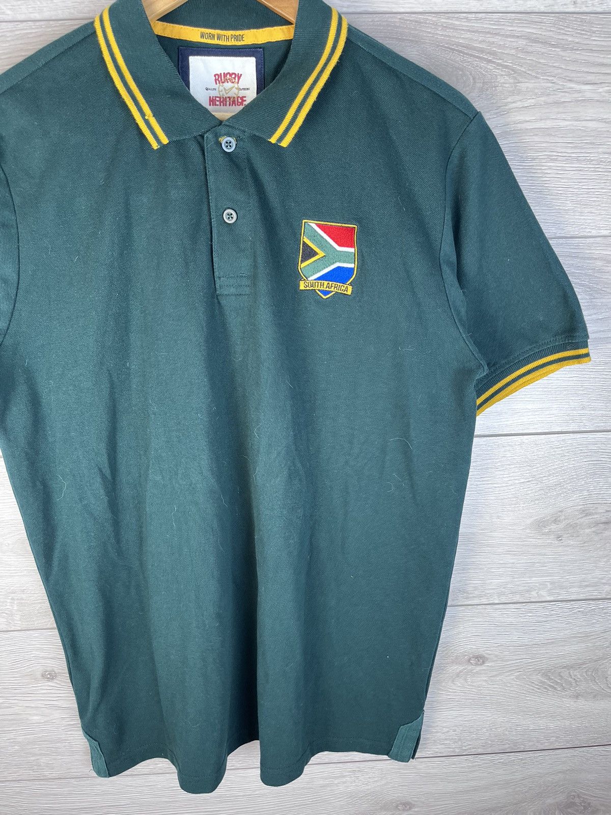 Other Men’s vintage rugby polo South Africa 🇿🇦 size L Size US L / EU 52-54 / 3 - 4 Thumbnail