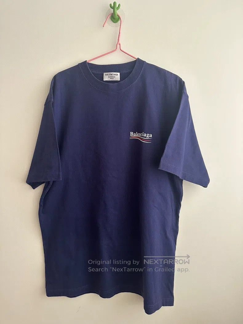 Balenciaga Balenciaga Dark blue Coca-Cola short-sleeve Size US S / EU 44-46 / 1 - 1 Thumbnail