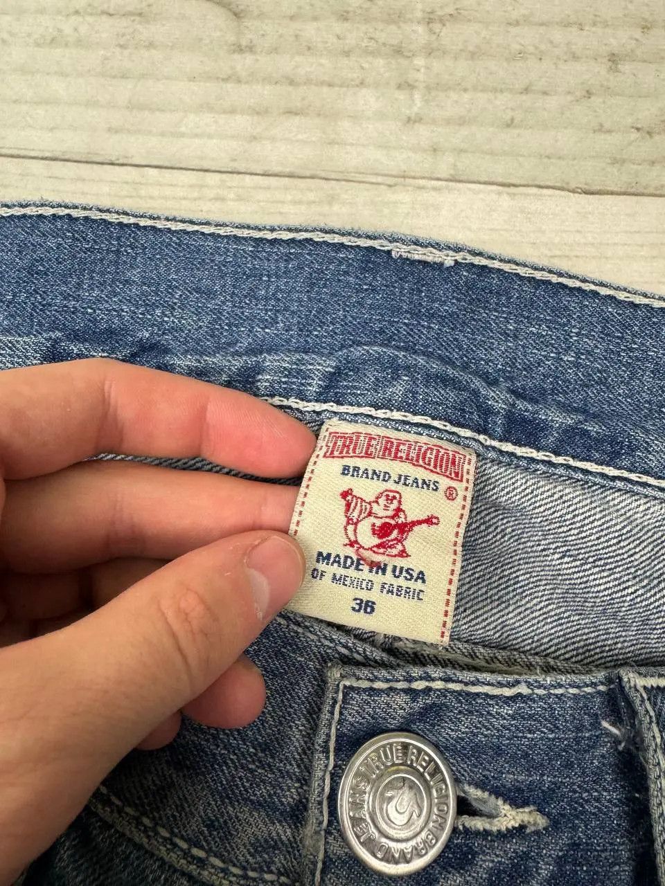 True Religion Vintage True Religion Ricky Baggy Denim Jeans 90s Y2K Size US 36 / EU 52 - 11 Thumbnail