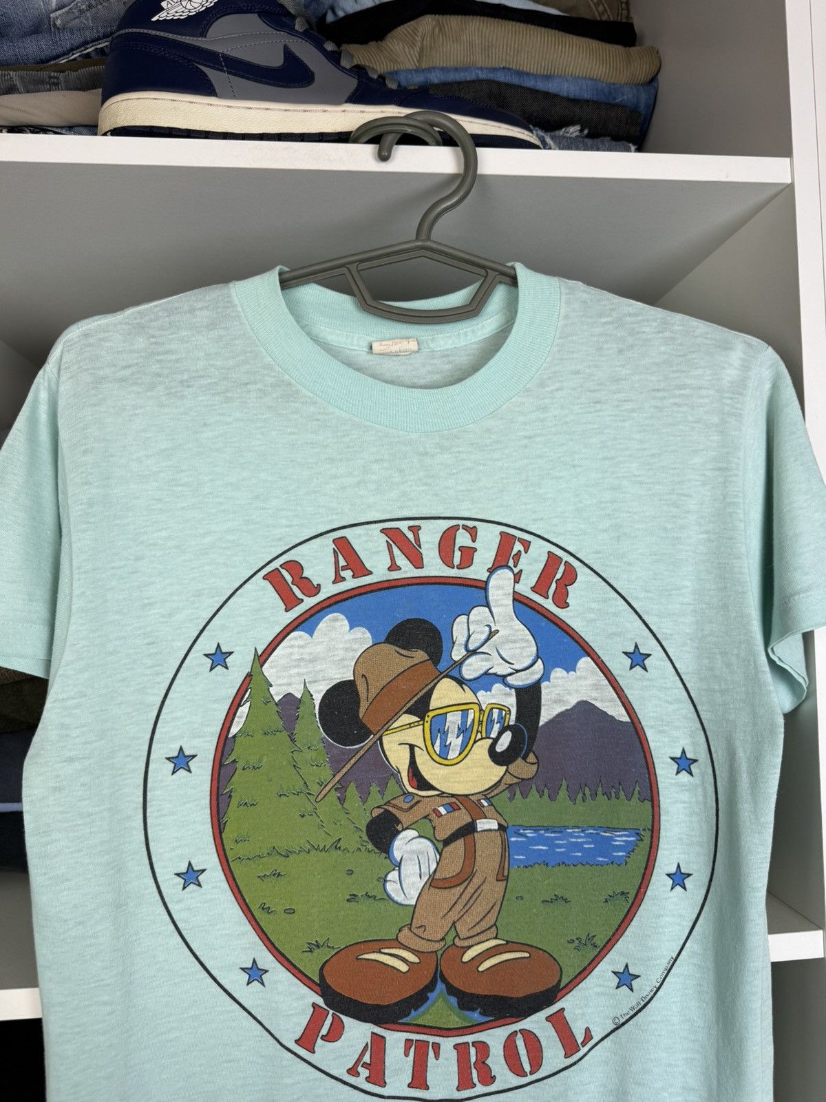 Mickey Mouse Vintage Mickey Mouse Single Stitch T-shirt Made in USA Size US L / EU 52-54 / 3 - 2 Thumbnail