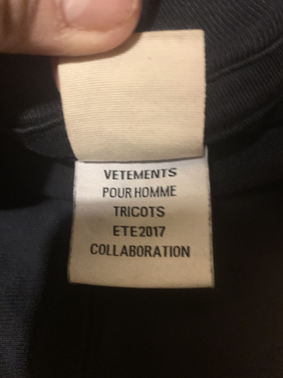 Champion × Vetements Vetements Champion in progress hoodie Size US S / EU 44-46 / 1 - 6 Thumbnail