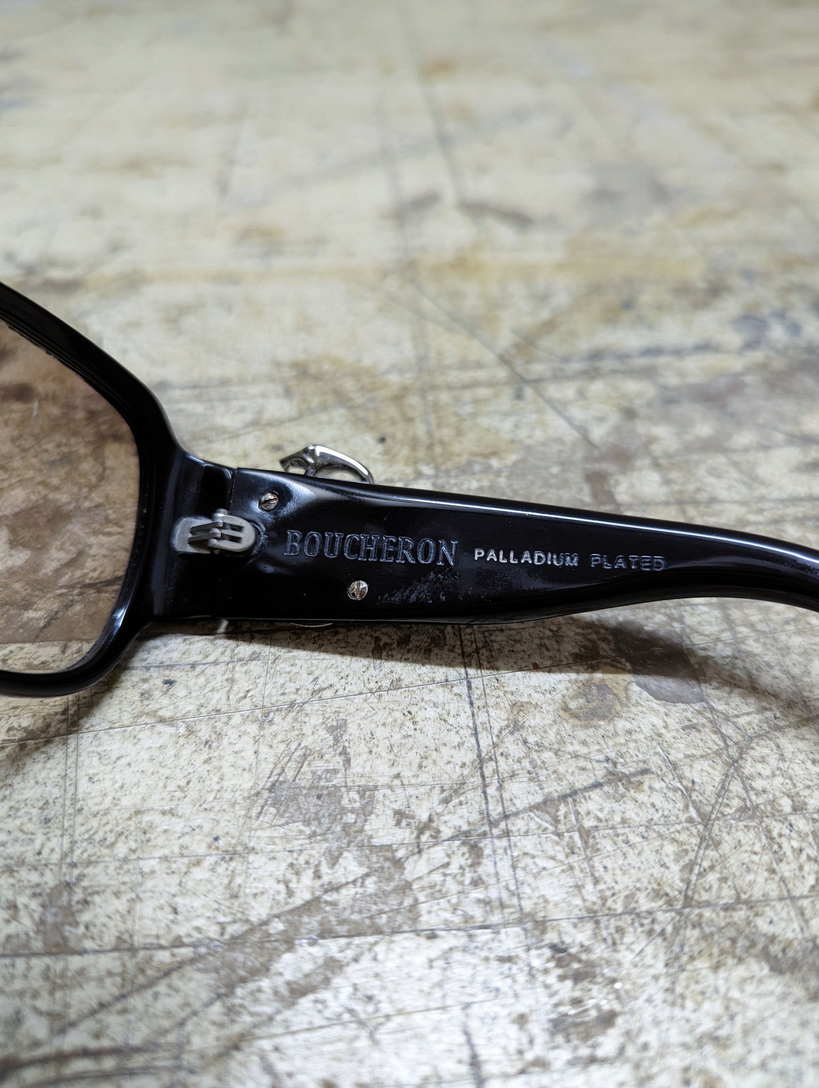 Designer Rare! 00s Boucheron Snake Logo Palladium Plated Sunglasses Size ONE SIZE - 8 Thumbnail