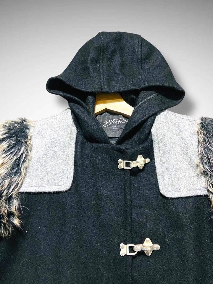 Stussy 🔥STUSSY PEACOCK DUFFLE COATS FUR SLEEVES Size US M / EU 48-50 / 2 - 6 Thumbnail