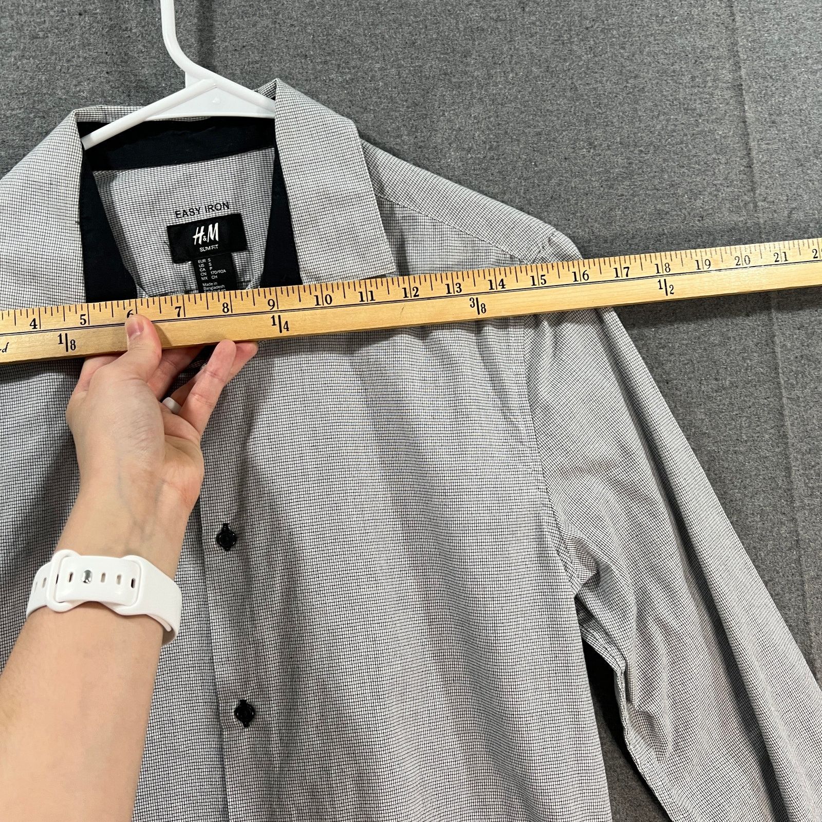 H&M H&M Men's Long-sleeve Button-up Shirt Black Size Small Size US S / EU 44-46 / 1 - 6 Thumbnail
