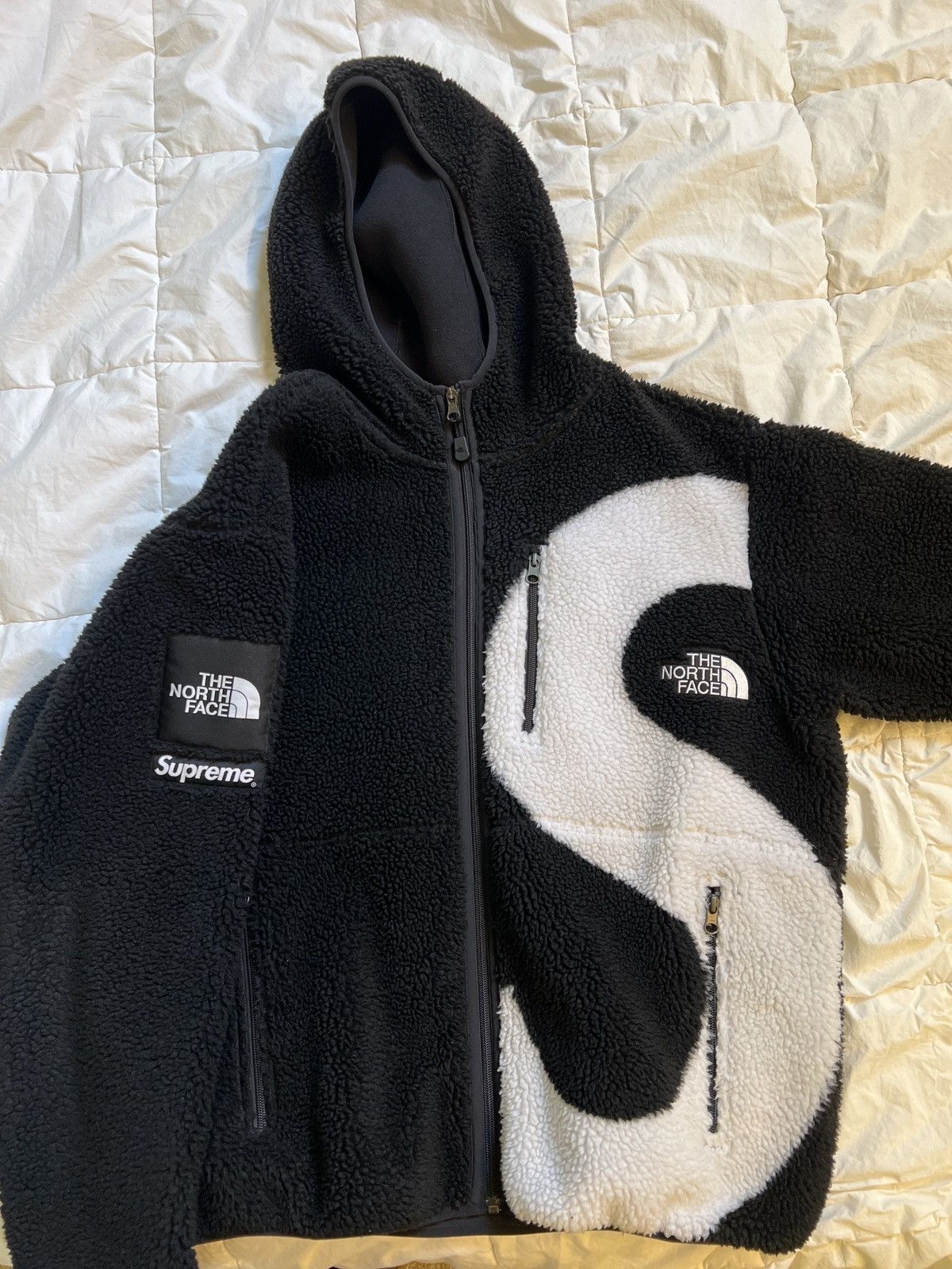 Supreme Supreme x Northface S Logo Fleece Jacket | Grailed