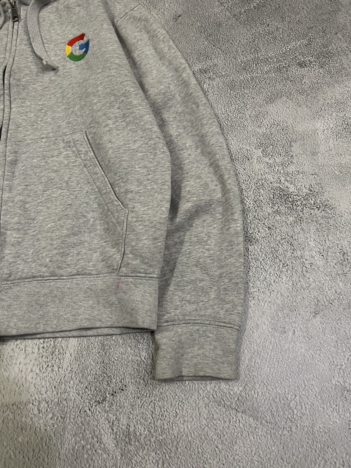 Designer × Vintage Vintage Y2k Google Zip Hoodie 00’s Size US XS / EU 42 / 0 - 6 Thumbnail
