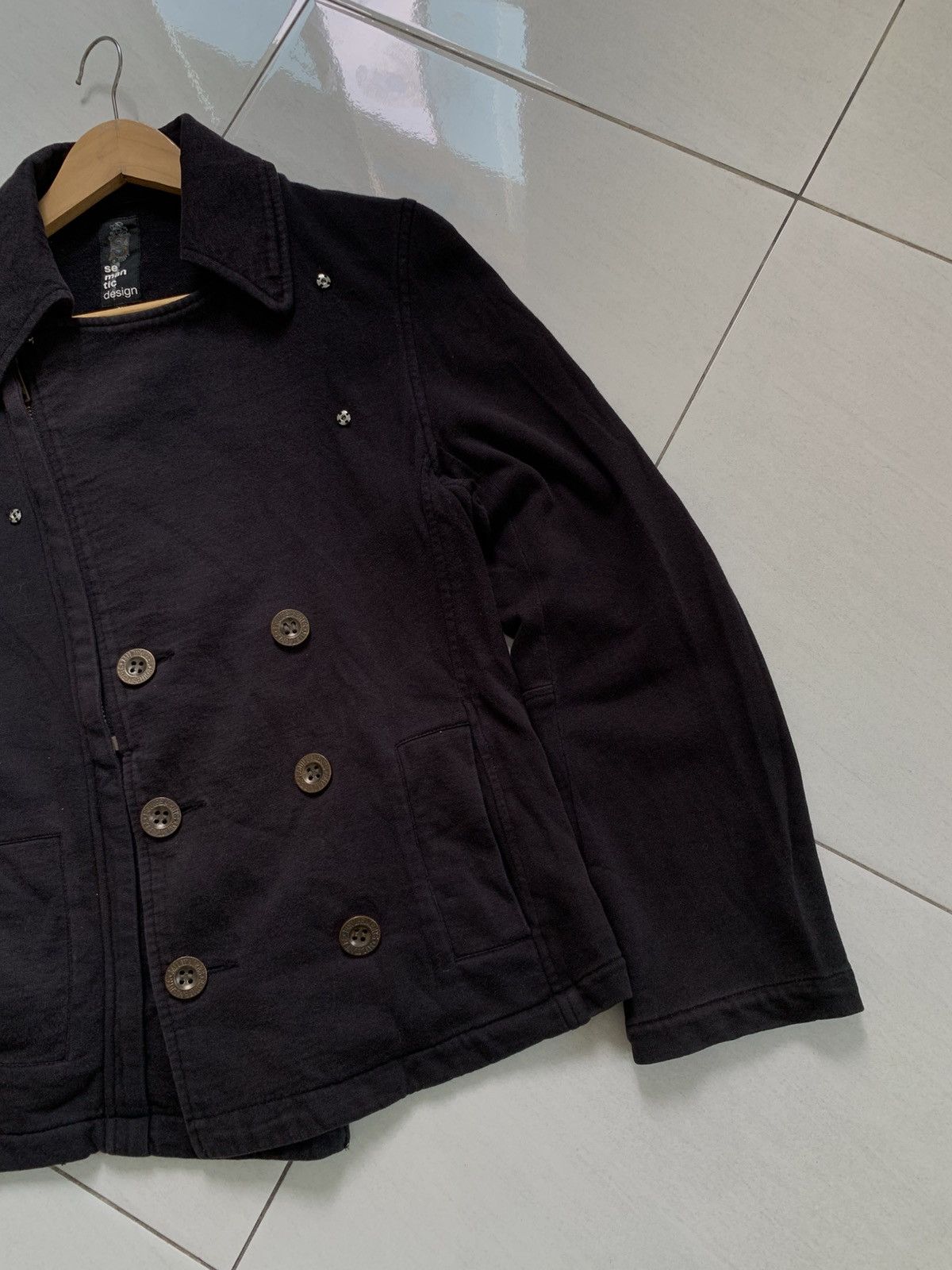 semanticdesign SEMANTIC DESIGN DOUBLE BREASTED COTTON JACKET Size US M / EU 48-50 / 2 - 4 Thumbnail