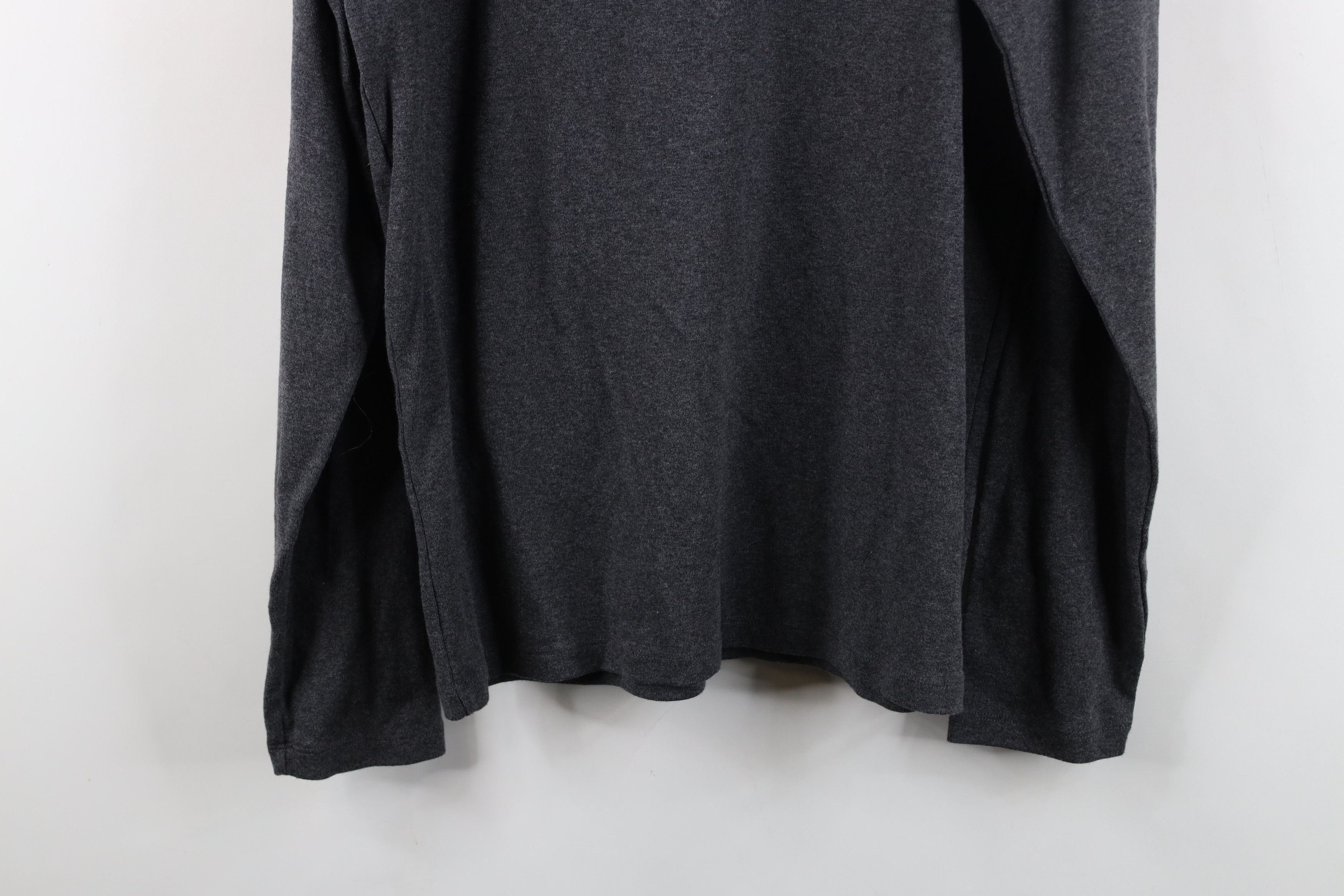 Gap Deadstock Vintage Y2K Gap Turtleneck T-Shirt Heather Gray Size US L / EU 52-54 / 3 - 10 Thumbnail
