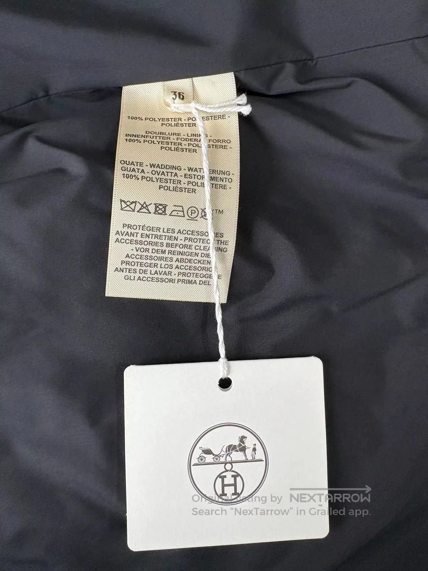 Hermes hermes black lightweight quilted hooded jacket. Size US S / EU 44-46 / 1 - 2 Thumbnail