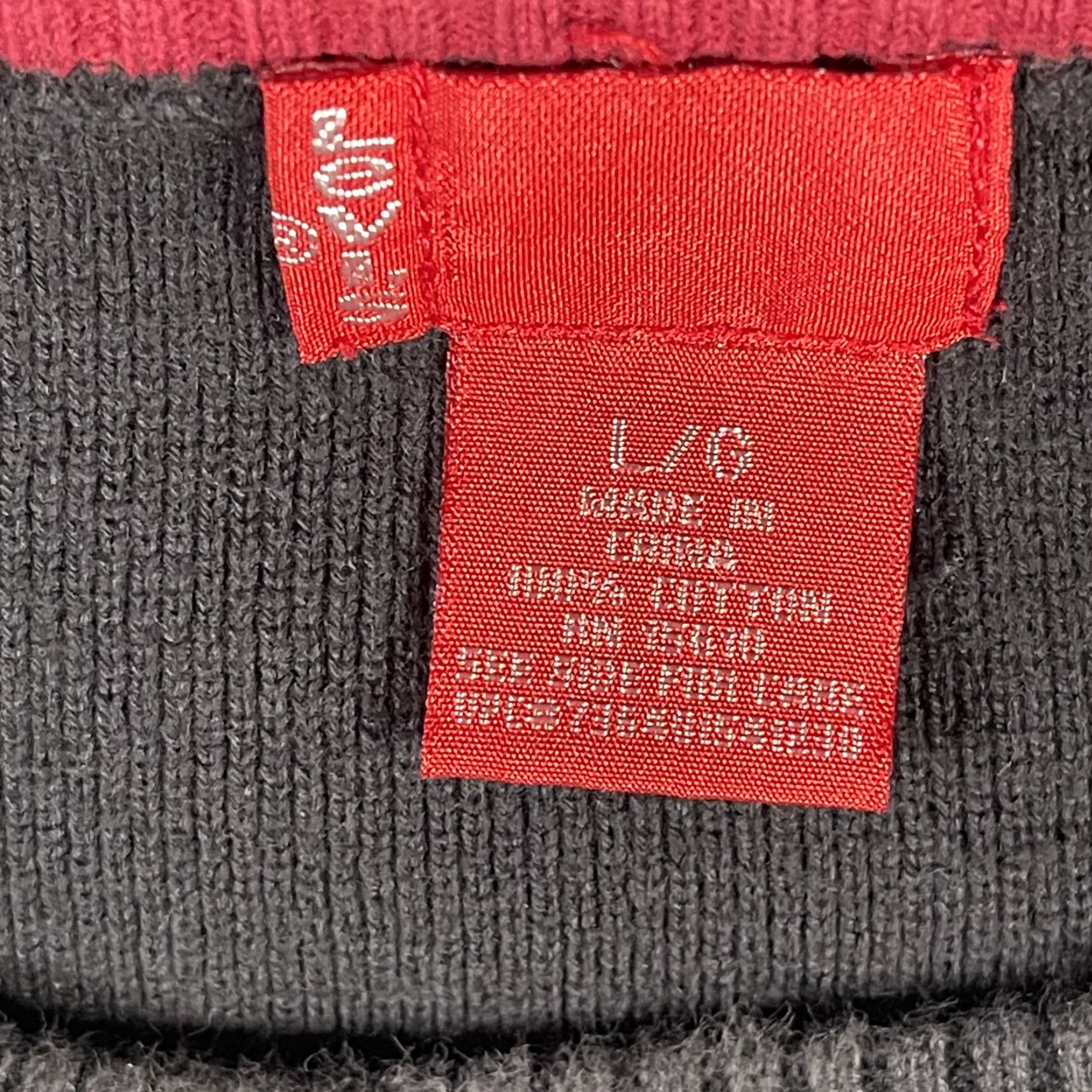Levi's Levi's Sweater Mens Large Black Crewneck Pullover Knit Cotton Long Sleeve Classic Size US L / EU 52-54 / 3 - 6 Thumbnail
