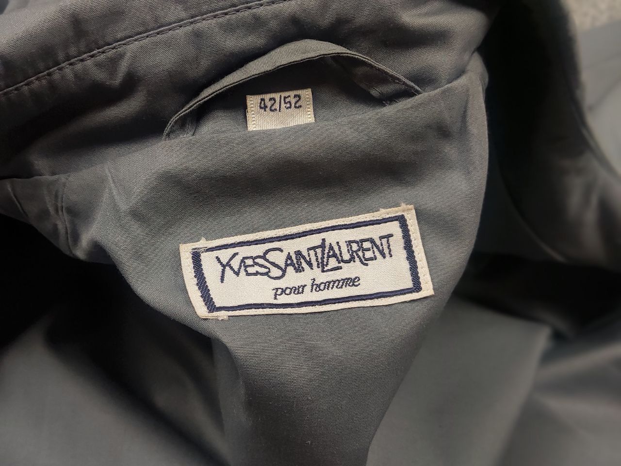Yves Saint Laurent Vintage 80's Archive Yves Saint Laurent trench coat Jacket Size US L / EU 52-54 / 3 - 16 Thumbnail