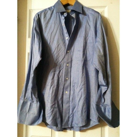 Joseph Abboud JOSEPH ABBOUD MENS 100%COTTON DRESS SHIRT 15.5/32-33 Size US M / EU 48-50 / 2 - 3 Thumbnail
