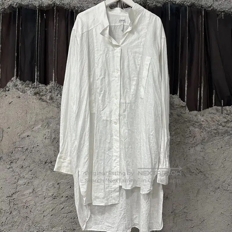 Loewe Loewe White Long Sleeve Dress for Women . Size XXS / US 00 / IT 34 - 1 Thumbnail