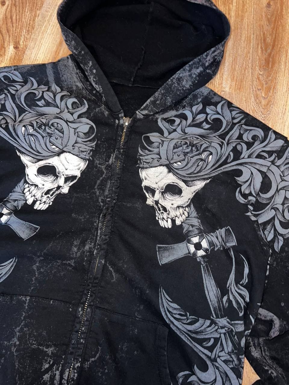 Band Tees Vintage Black Metal Band Zip Hoodie Rare Sweatshirt Size US M / EU 48-50 / 2 - 3 Thumbnail