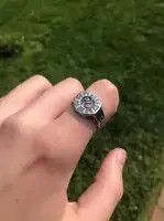 Japanese Brand *NEW* Silver Yin Yang Ring Size ONE SIZE - 3 Thumbnail