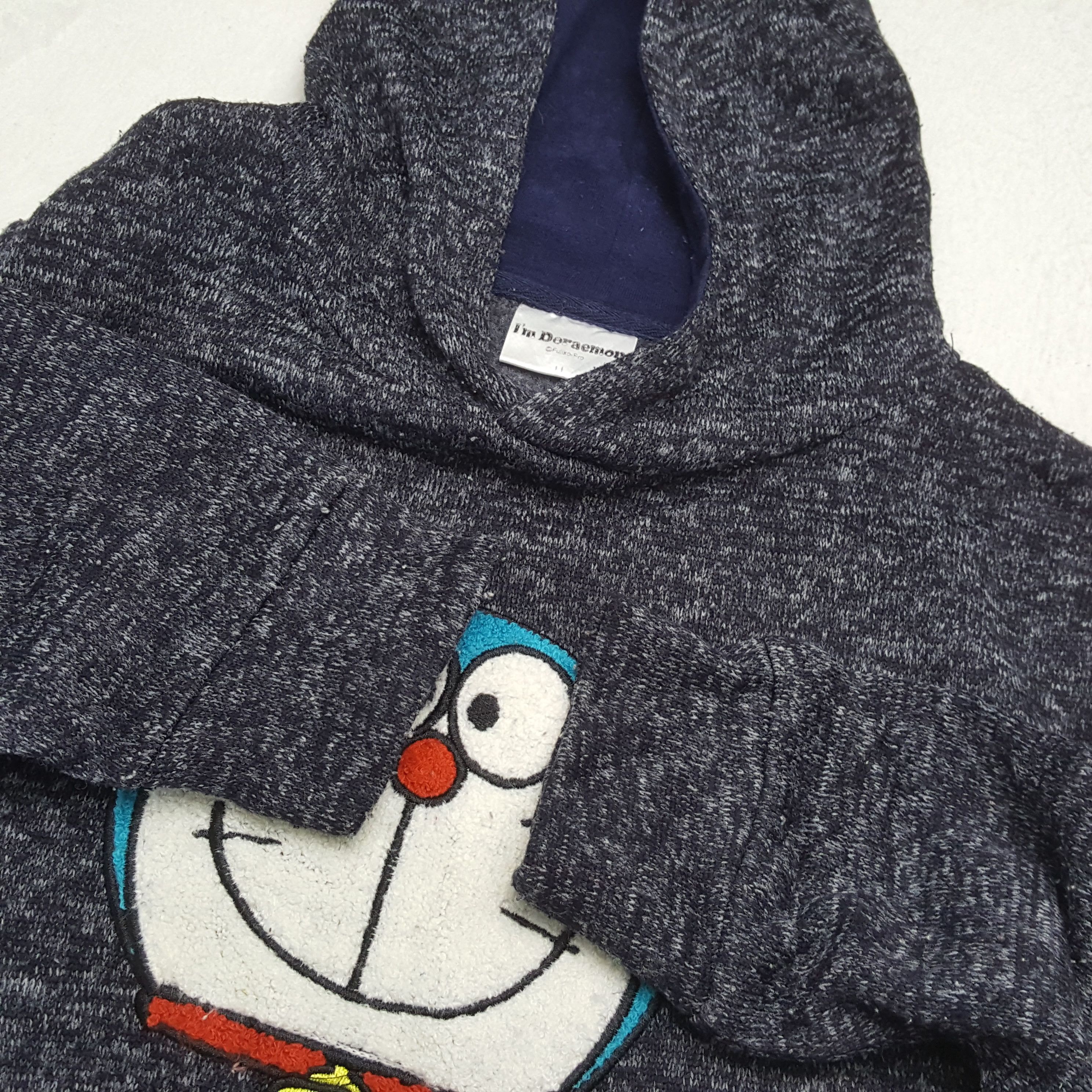 Cartoon Network × Vintage Vintage DORAEMON Japanese Cartoon Characters Hoodies Size US L / EU 52-54 / 3 - 9 Thumbnail