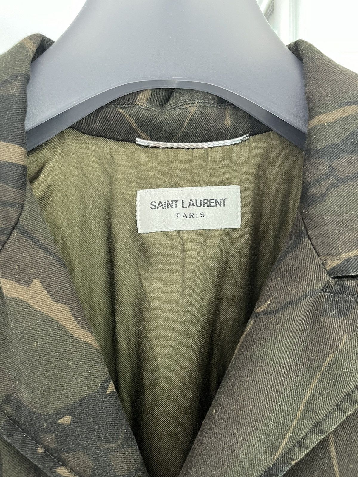 Hedi Slimane × Saint Laurent Paris Camo Saint Laurent Bomber Size US S / EU 44-46 / 1 - 2 Thumbnail