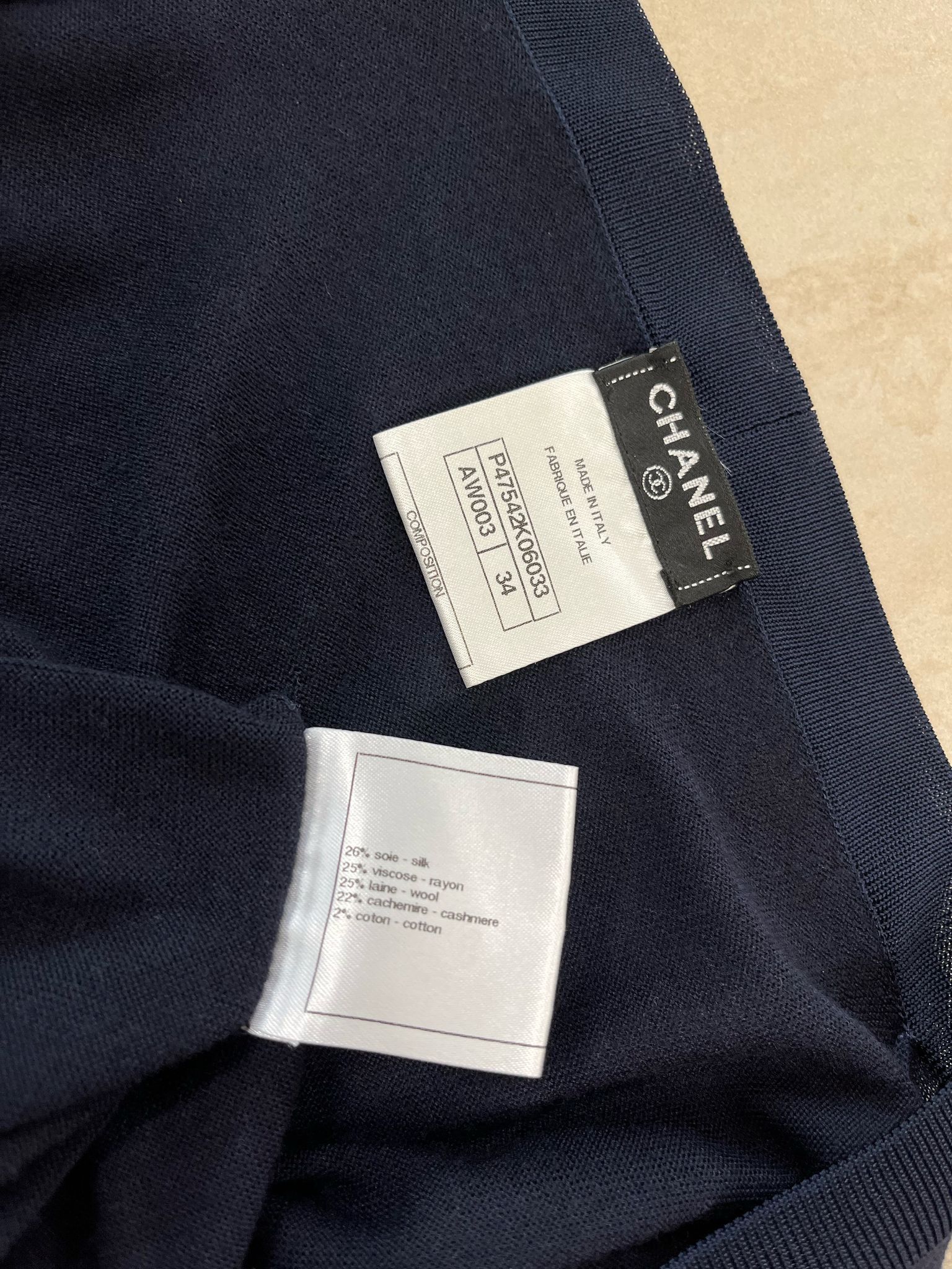 Chanel Chanel Sweater Size XXS / US 00 / IT 34 - 3 Thumbnail