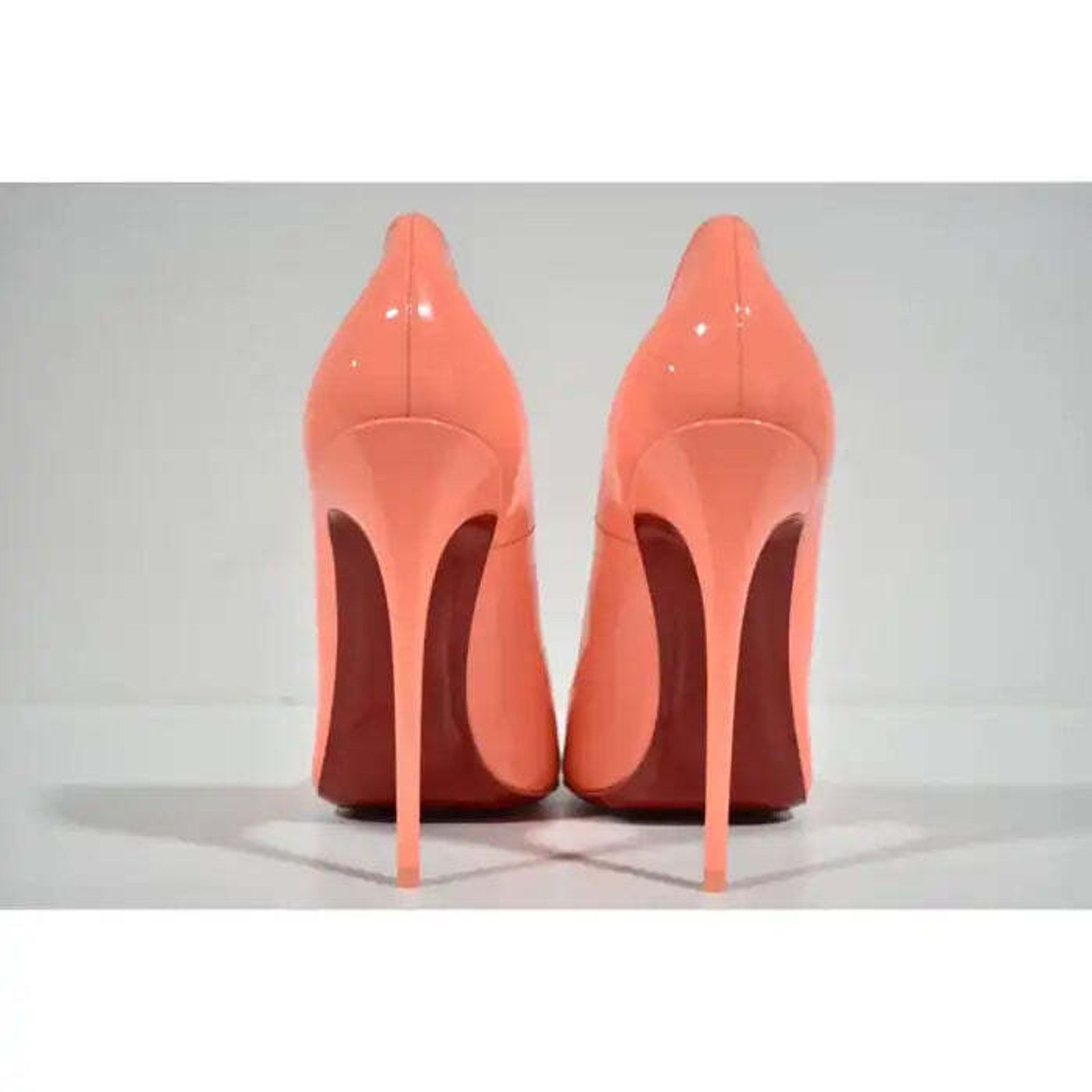 Christian Louboutin So Kate 120 Drag Orange Patent Leather Pointed Heel Pump 40 Size US 10 / IT 40 - 10 Thumbnail
