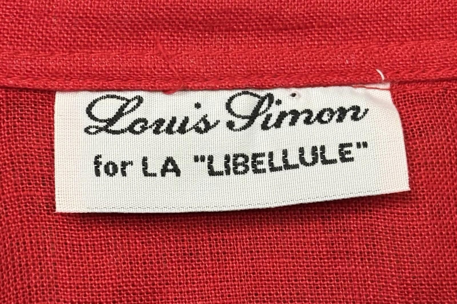 Other Louis Pimon for La Libellule Top Womens 3XL Linen Polo VTG Size 3XL / US 20-22 - 2 Thumbnail