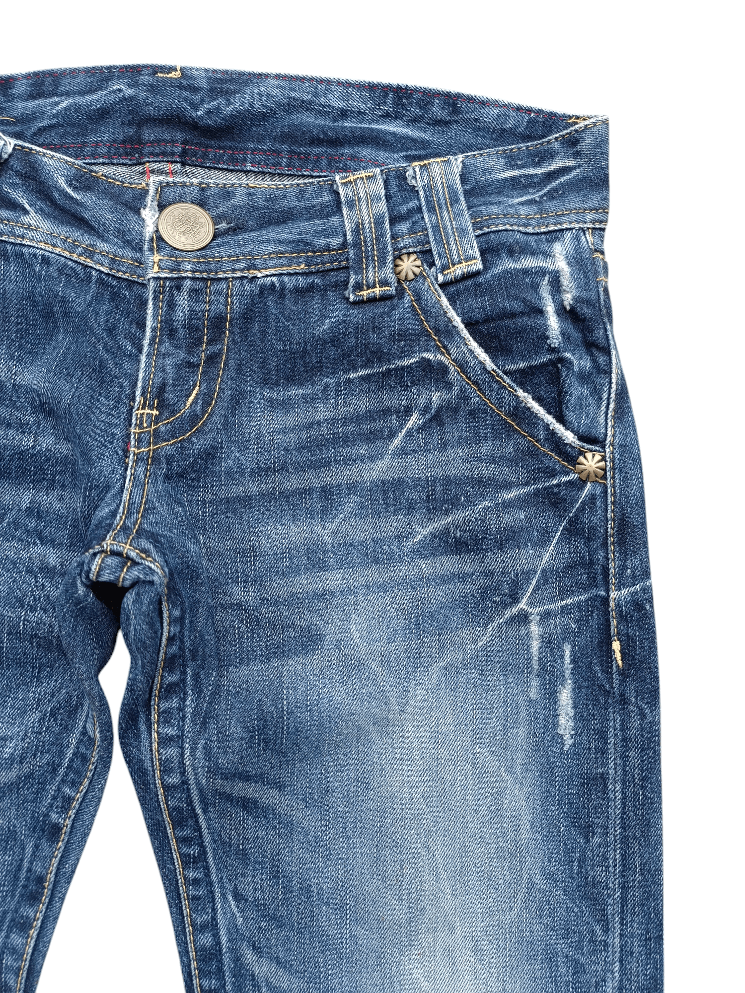 Japanese Brand Japanese Brand Bogart Vulga Whiskers Flare Jeans Size US 32 / EU 48 - 20 Thumbnail