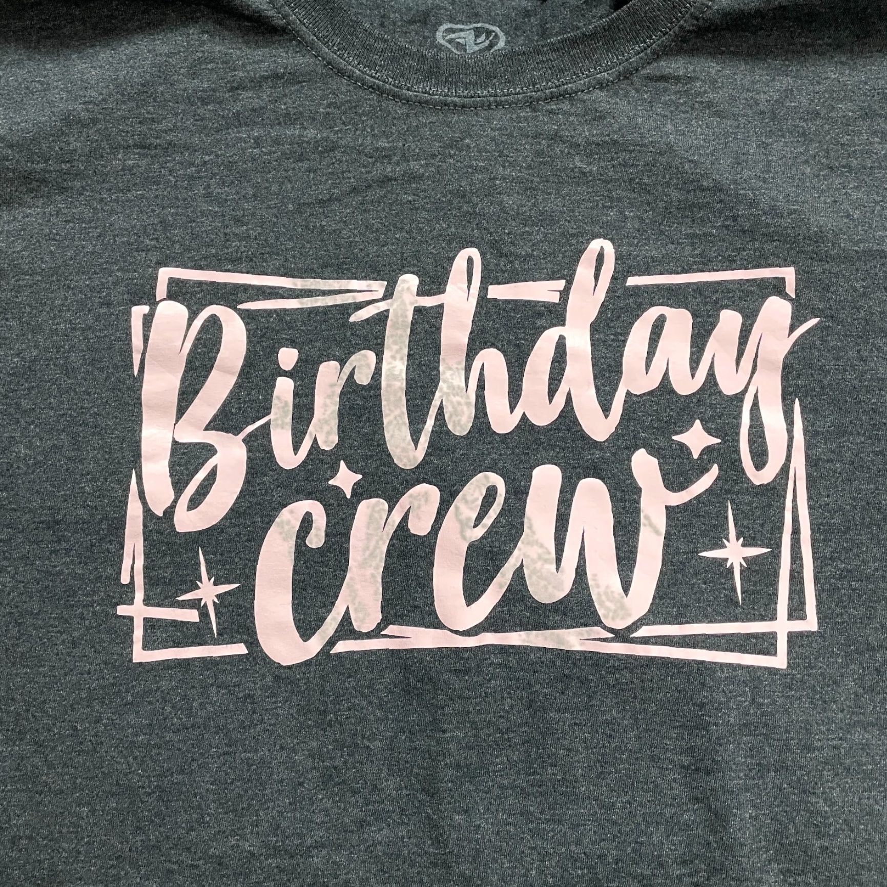 Athletic Works Athletic Works T-Shirt Shirt Unisex Adult L Gray Birthday Graphic Print Crew Neck Short Sleeve Regular Fit AI Size L / US 10 / IT 46 - 3 Thumbnail