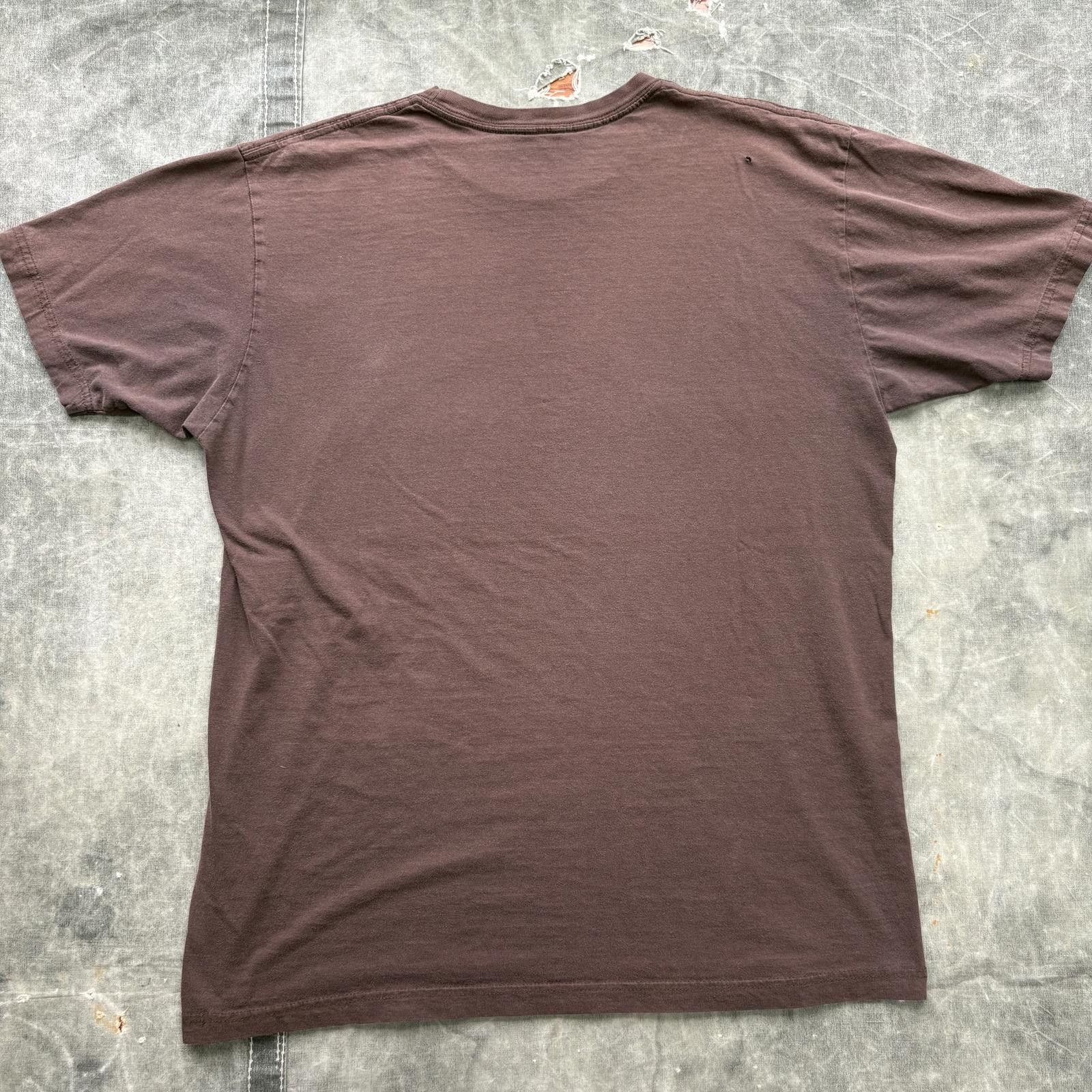 Vintage Vintage Y2K Chocolate Brown Affliction Cross Wings Shirt Size US L / EU 52-54 / 3 - 4 Thumbnail