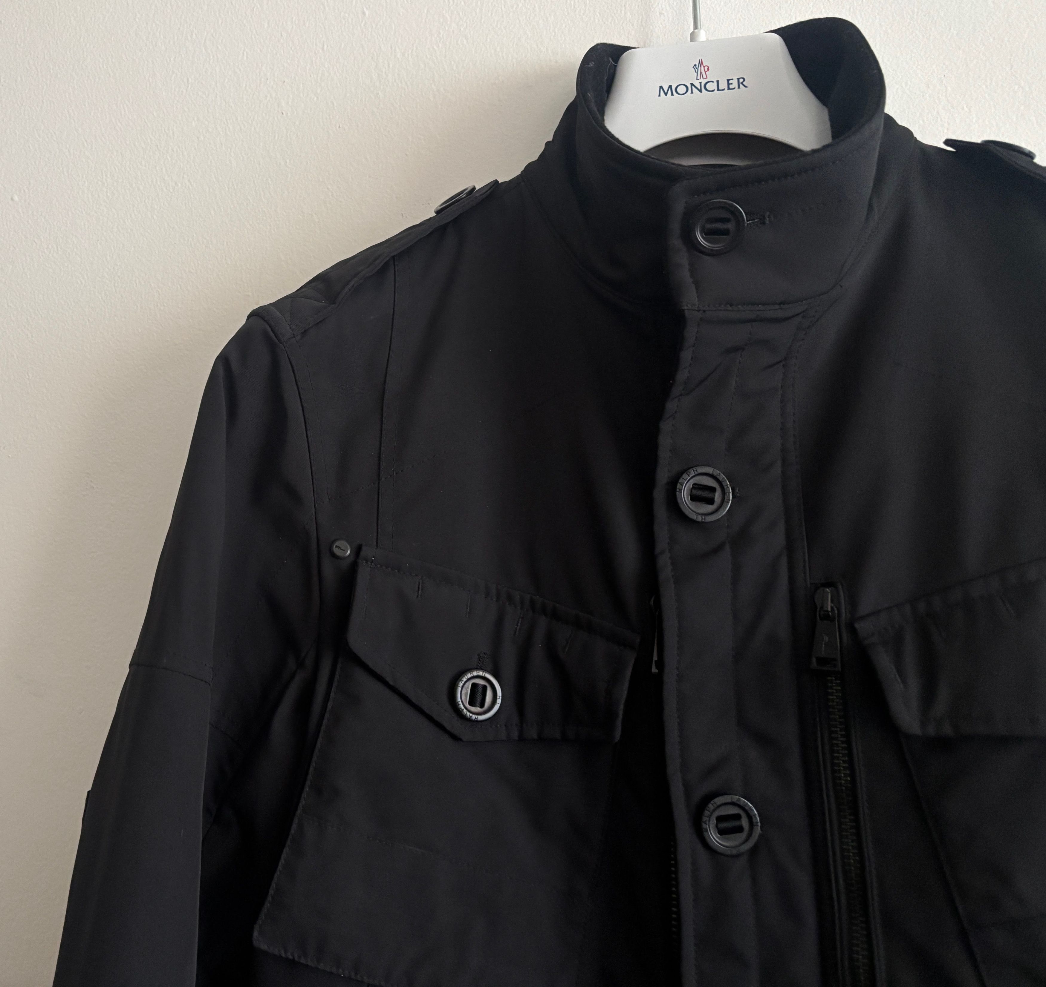 Polo Ralph Lauren $1145 Commander Field Jacket, Black Nylon - Small Size US S / EU 44-46 / 1 - 3 Thumbnail
