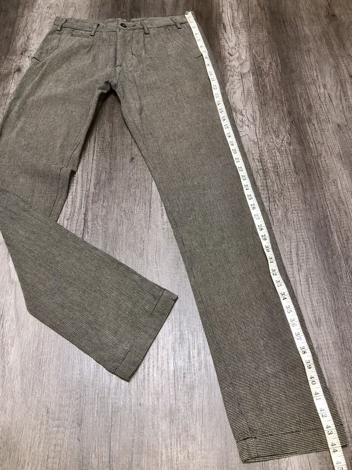 Designer VINTAGE DEVRED BUCKLE BACK SMART CASUAL PANT Size US 32 / EU 48 - 19 Thumbnail