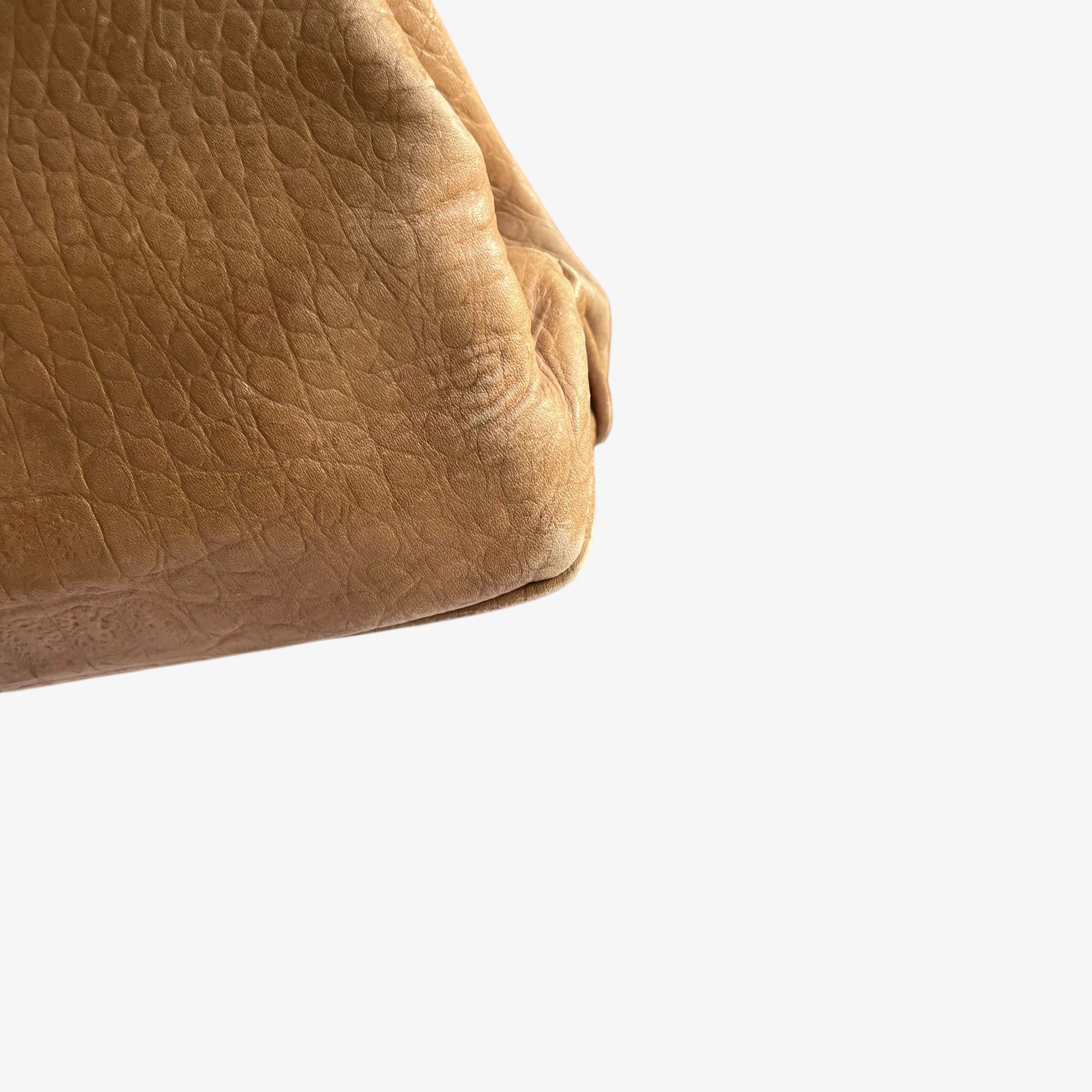 Other Vintage 1950s Crocodile Embossed Brown Leather Shoulder Bag Size ONE SIZE - 6 Thumbnail