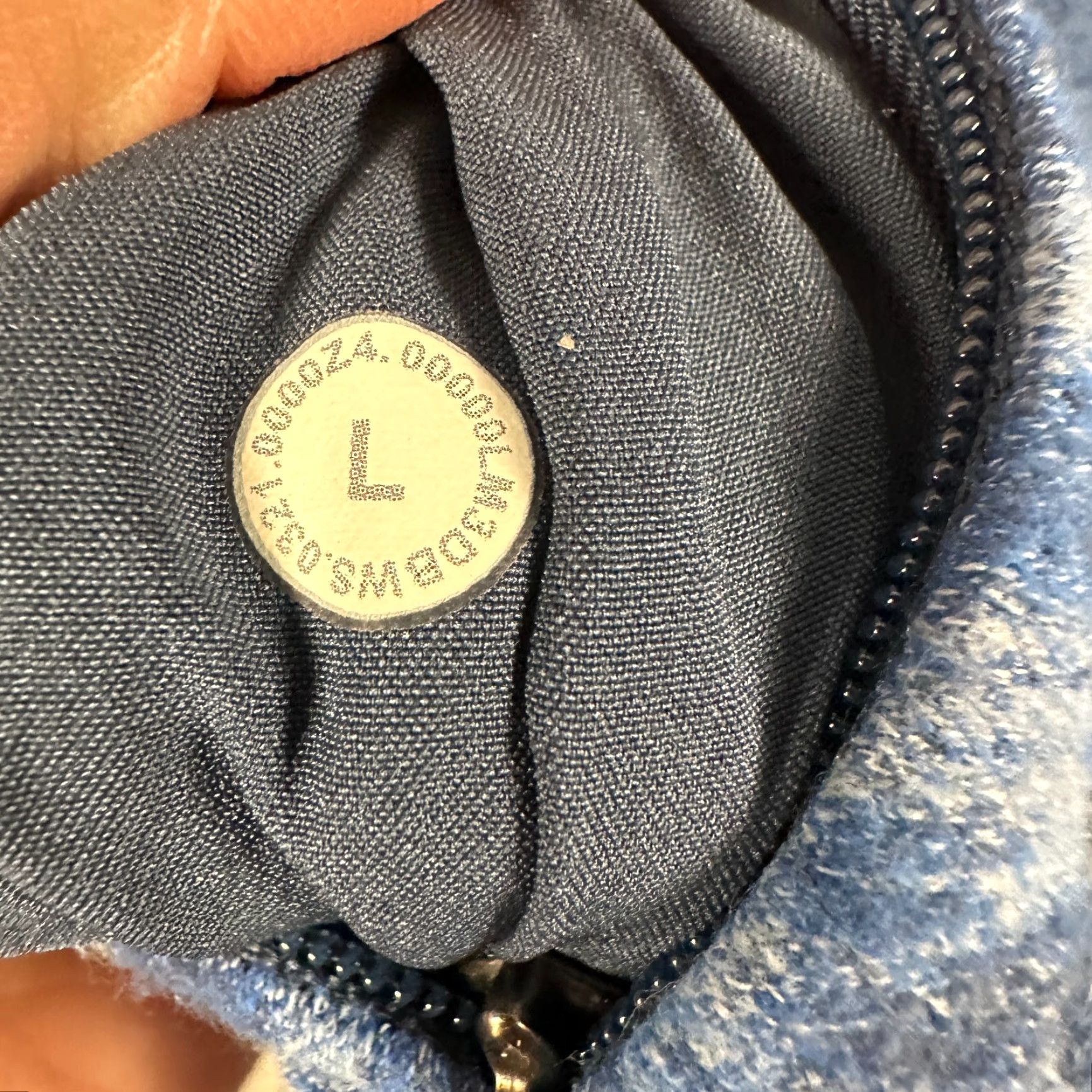 Lululemon Lululemon Surge Warm Half Zip Shirt Mens L Blue Abstract Long Sleeve Activewear Size US L / EU 52-54 / 3 - 3 Thumbnail