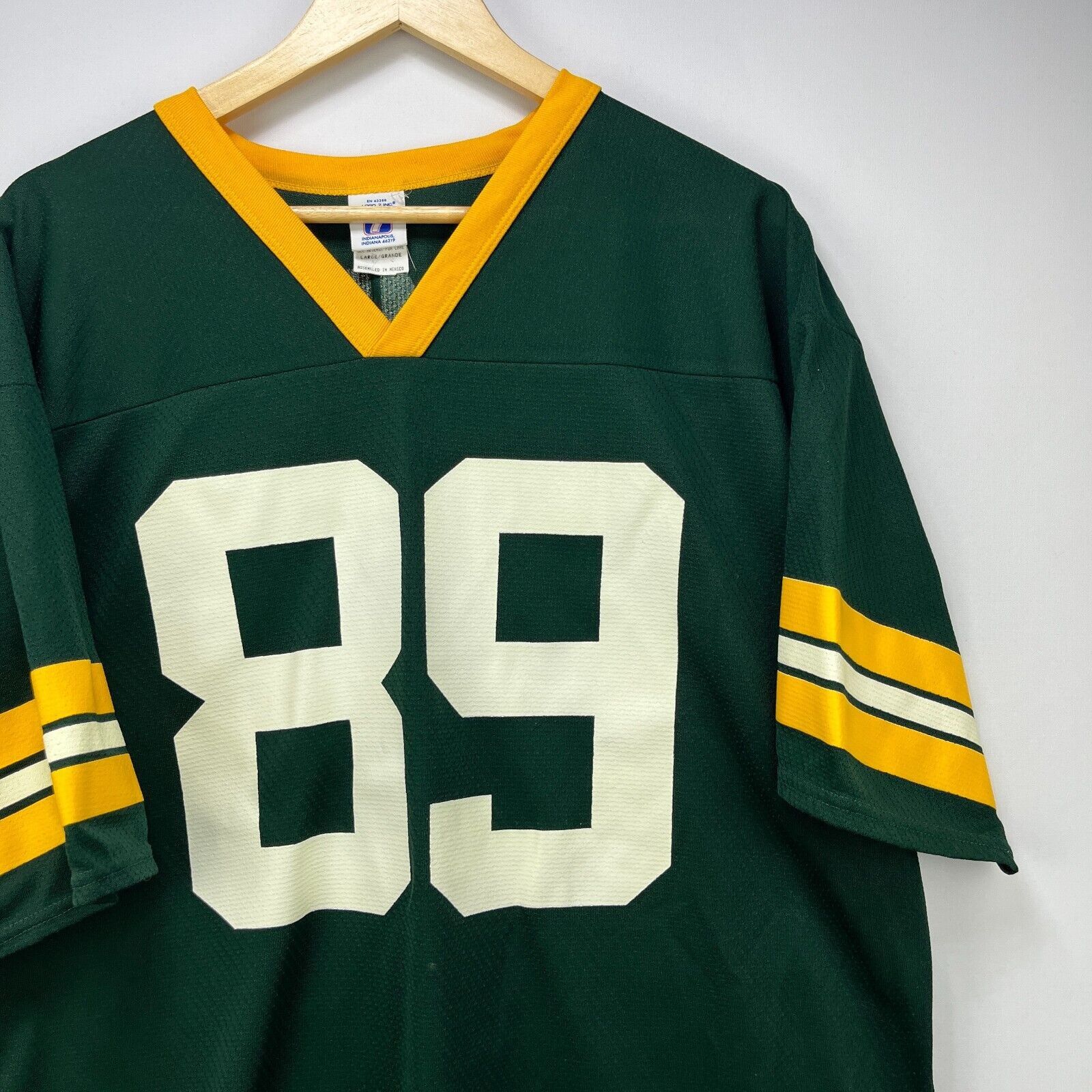 Vintage Vintage 90s Green Bay Packers Logo 7 Chmura #89 Jersey Large Size US L / EU 52-54 / 3 - 2 Thumbnail