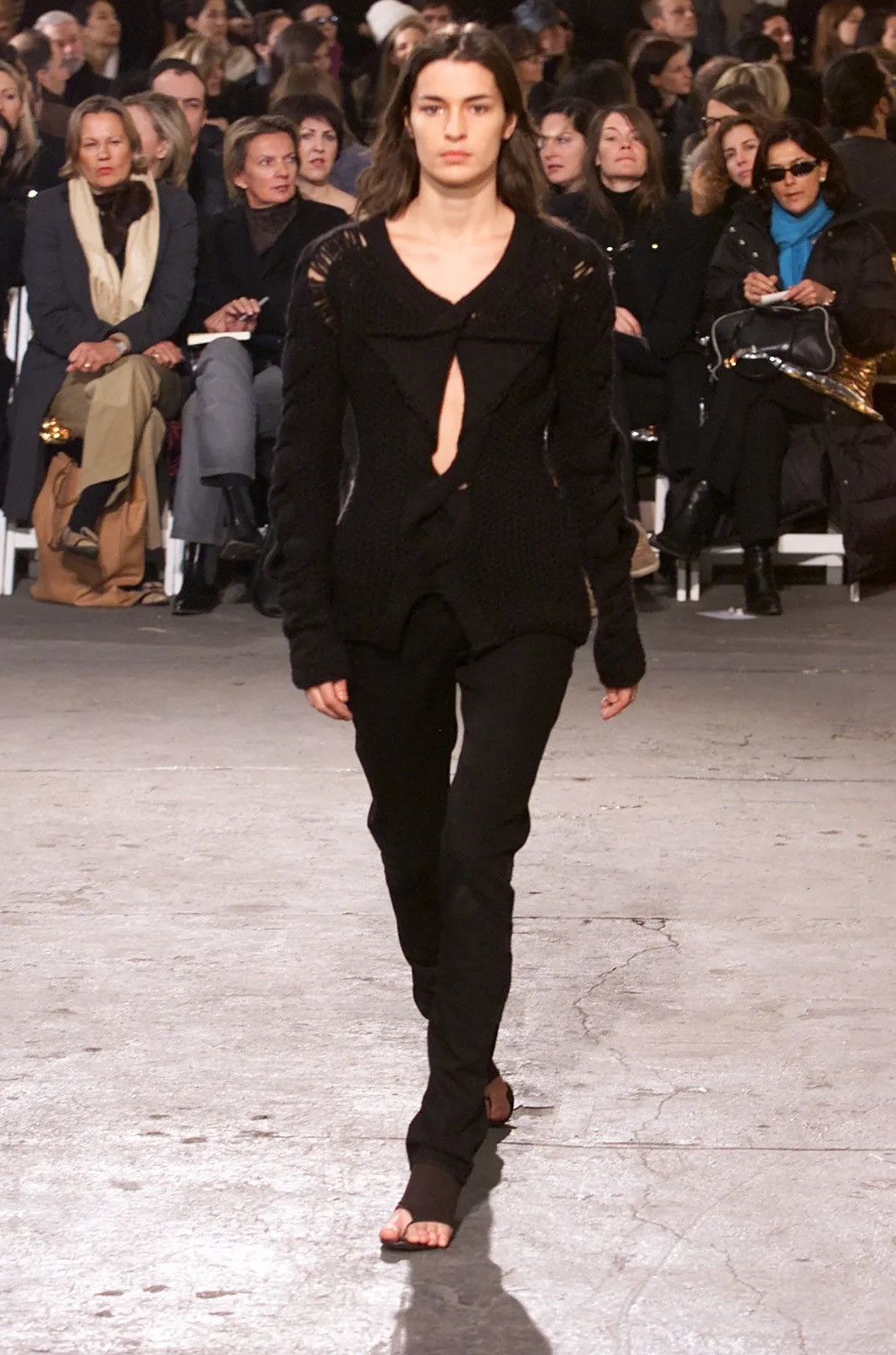 Helmut Lang SS02 Helmut Lang ‘Braided’ Cashmere Black Knitted Sweater Size US M / EU 48-50 / 2 - 6 Thumbnail