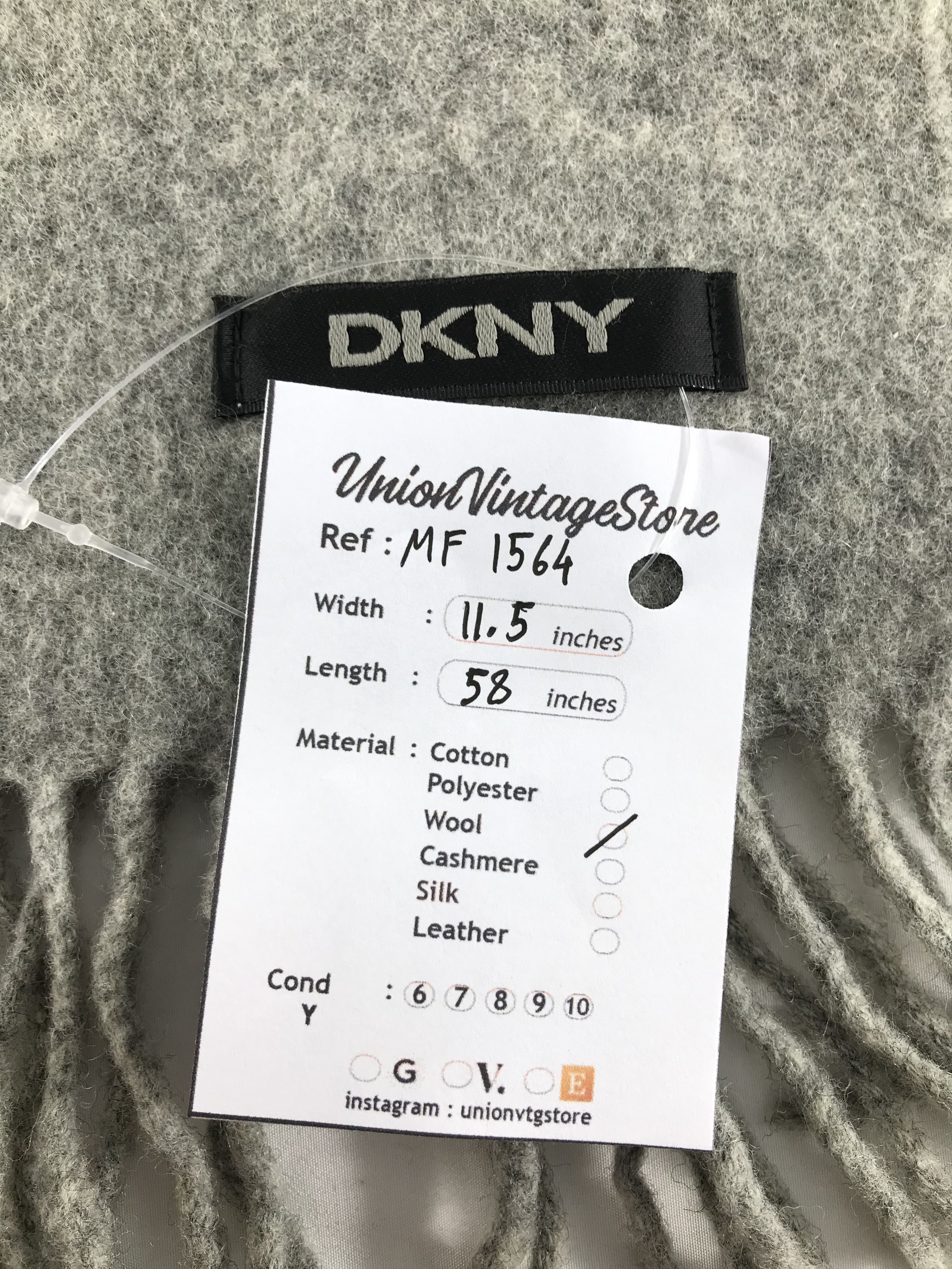 DKNY Vintage DKNY Scarf/Muffler/Neckwear MF1564 Size ONE SIZE - 4 Thumbnail