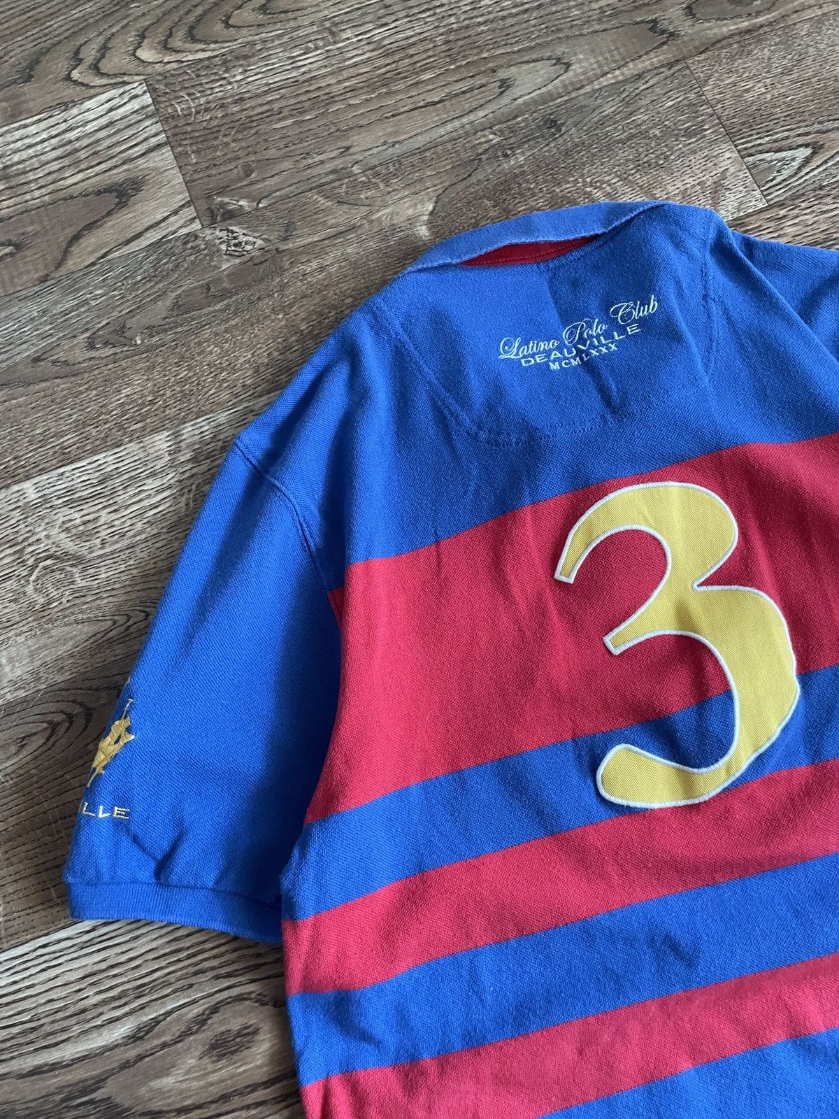 Designer × Polo Ralph Lauren × Vintage Vintage Latino Polo Ralph Lauren Style Blue Polo Shirt Size US M / EU 48-50 / 2 - 13 Thumbnail