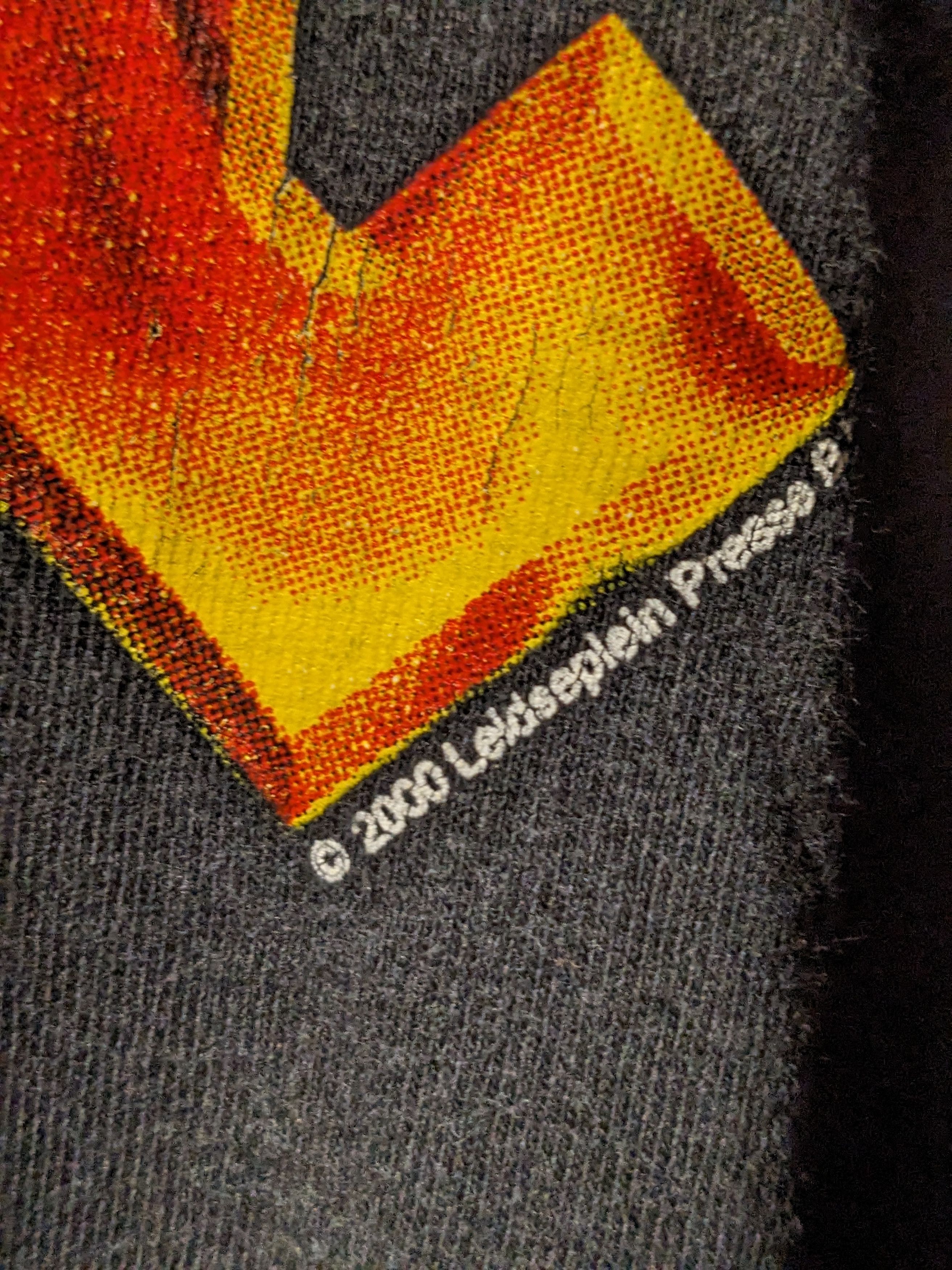 AC/DC × Vintage Vintage 2000 ACDC Fire Flaming Logo Band Tour T-Shirt Size US XL / EU 56 / 4 - 3 Thumbnail