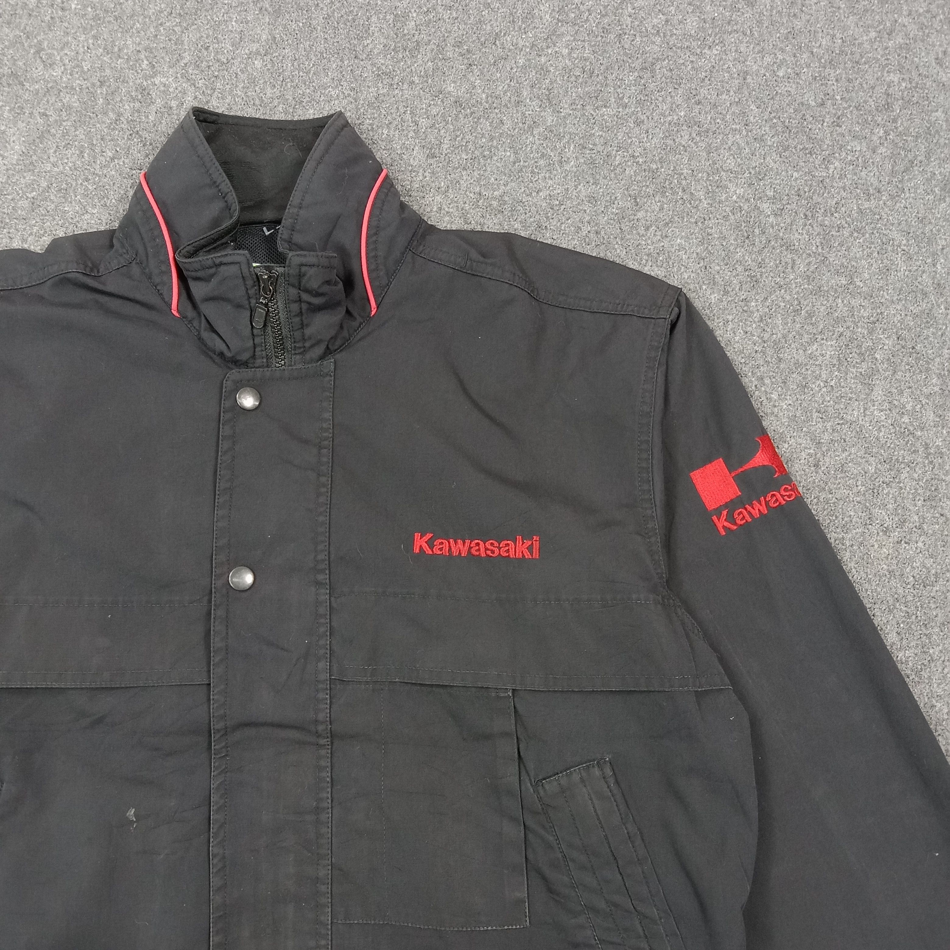 Japanese Brand KAWASAKI Japanese Racing Motorsports Custom Jacket C282N30 Size US L / EU 52-54 / 3 - 5 Thumbnail
