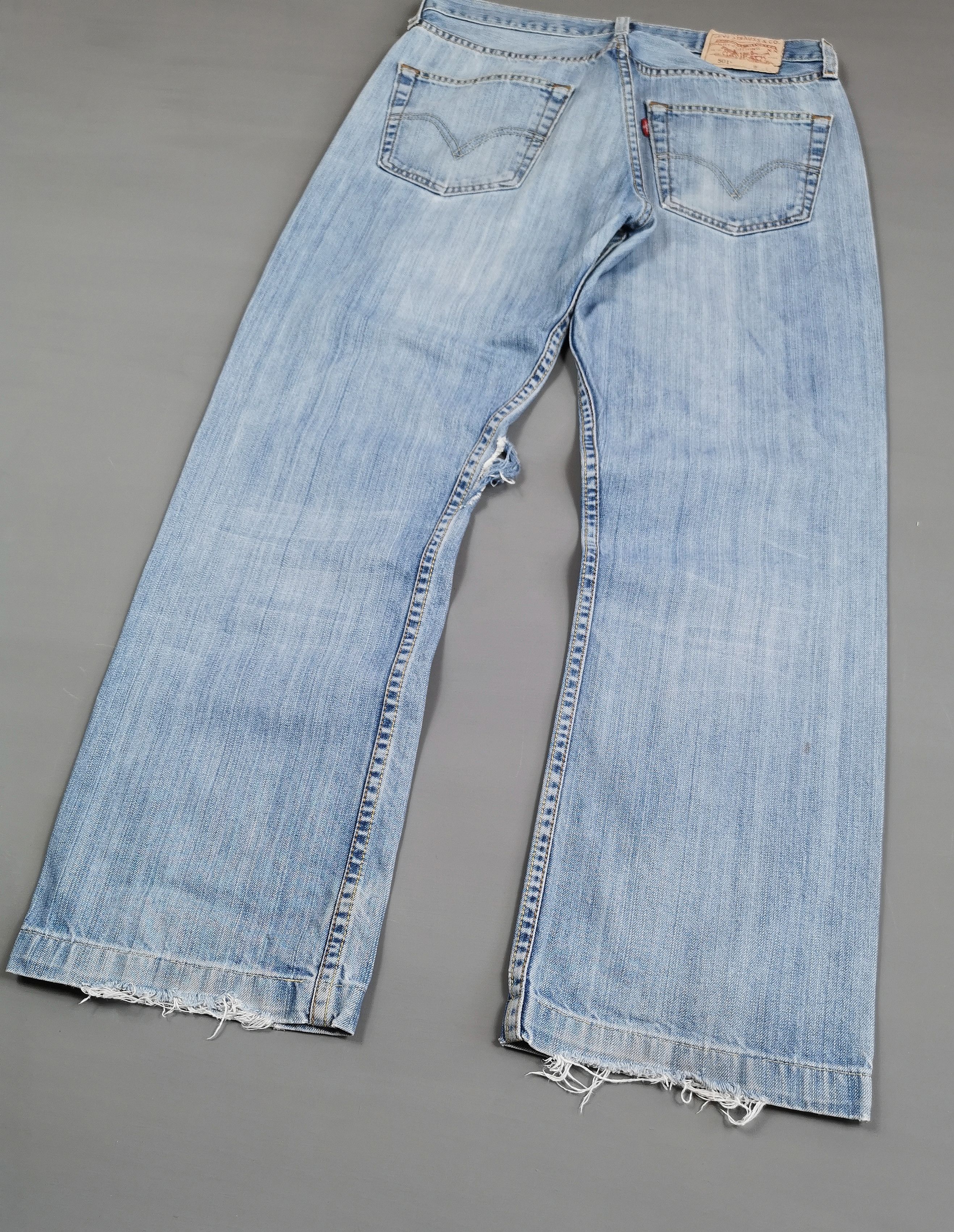 Kapital Thrashed Vintage Levis 501 Jeans Size US 31 - 11 Thumbnail