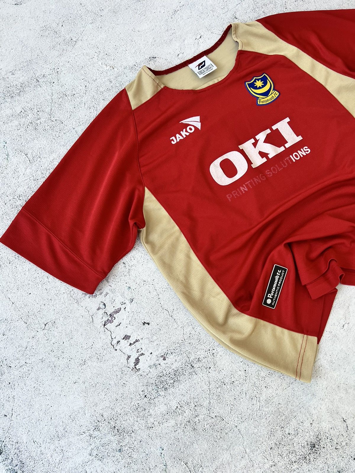 Vintage 🩸RARE🩸 Jako Portsmouth 2005/2006 Vintage Jersey Size US M / EU 48-50 / 2 - 4 Thumbnail