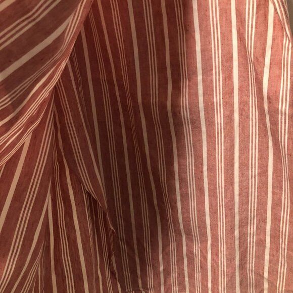 Club Monaco club Monaco women's new stripe linen blend wrap skirt size:2 Size 26" / US 2 / IT 38 - 3 Thumbnail