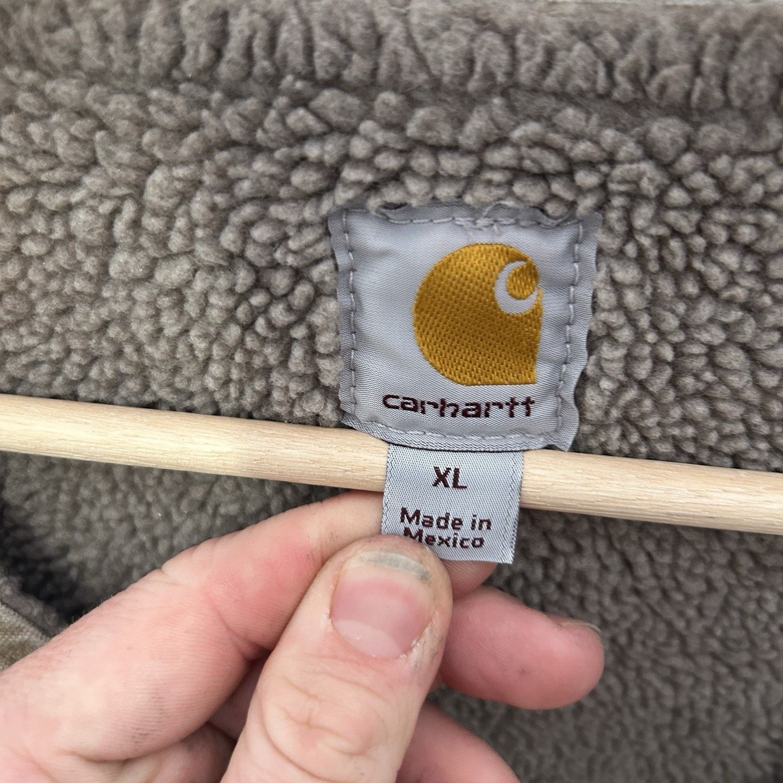 Carhartt Vintage Carhartt Sherpa-Lined Canvas Vest “Camel” V26 CML Size US XL / EU 56 / 4 - 8 Thumbnail