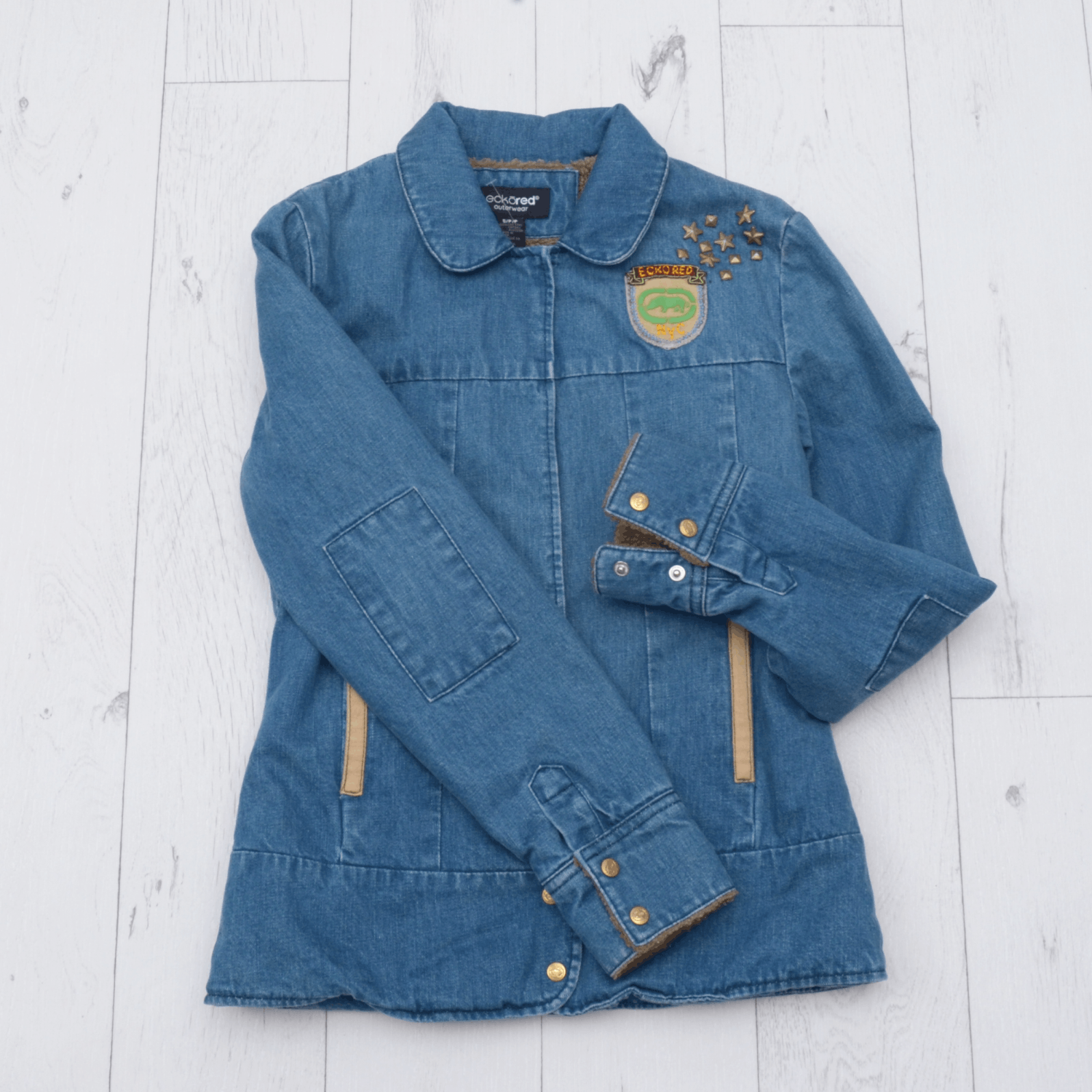 Ecko Unltd. × Vintage RARE Y2K VINTAGE ECKO UNLTD RED DENIM JACKET Size s Size S / US 4 / IT 40 - 7 Thumbnail