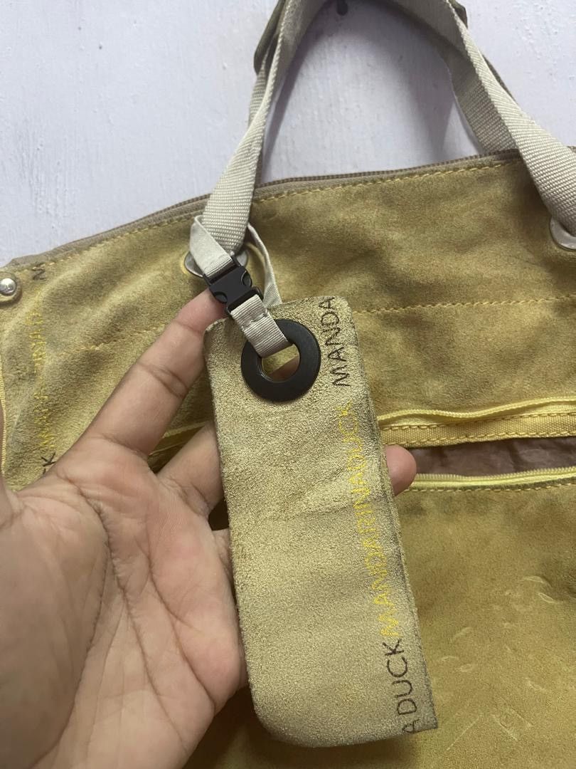 Mandarina Duck Mandarina Duck Leather and Canvas Bag Size ONE SIZE - 6 Thumbnail